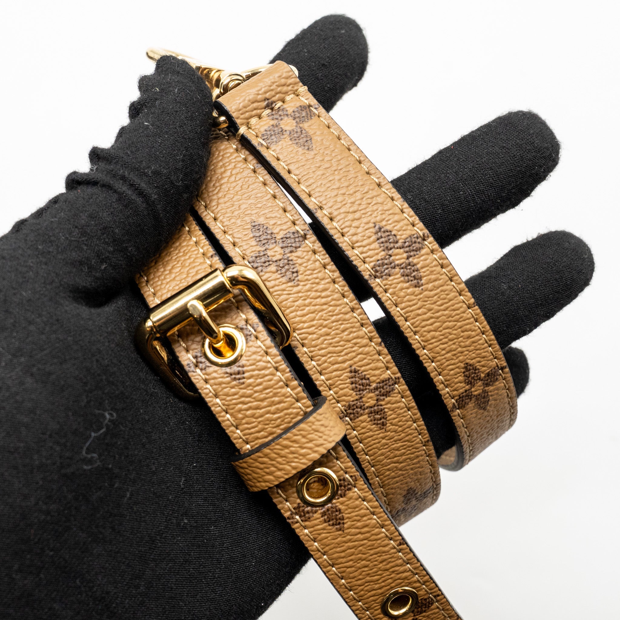 LOUIS VUITTON POCHETTE MÉTIS MONOGRAM REVERSE CANVAS GHW