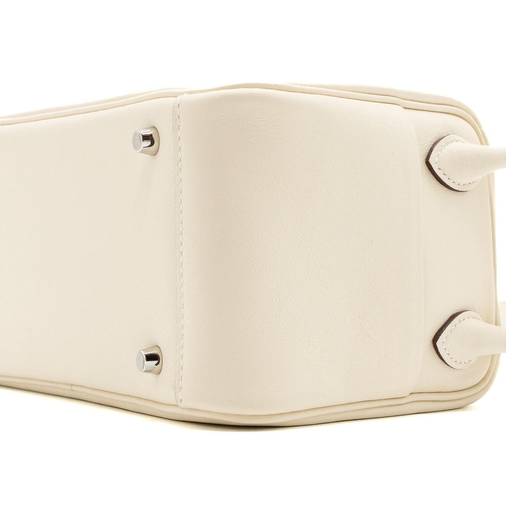 HERMES MINI LINDY SWIFT NATA / LIME SHW