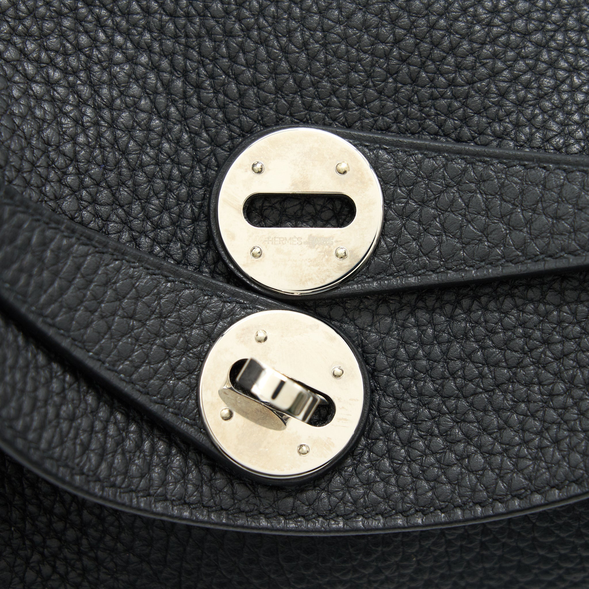 HERMES LINDY 26 BAG BLACK WITH SHW