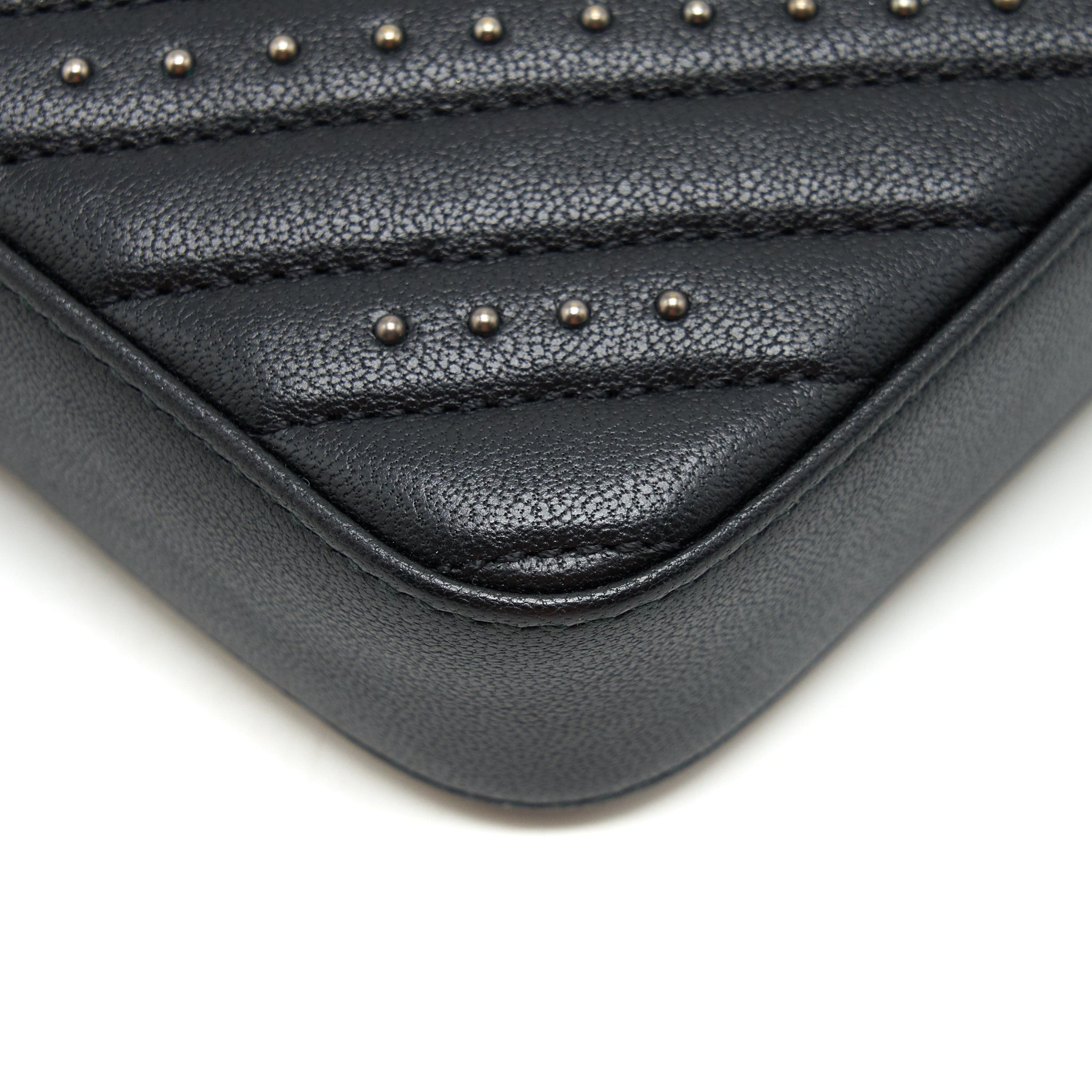 CHANEL REISSUE WALLET ON CHAIN CALFSKIN BLACK RUTHENIUM HARDWARE