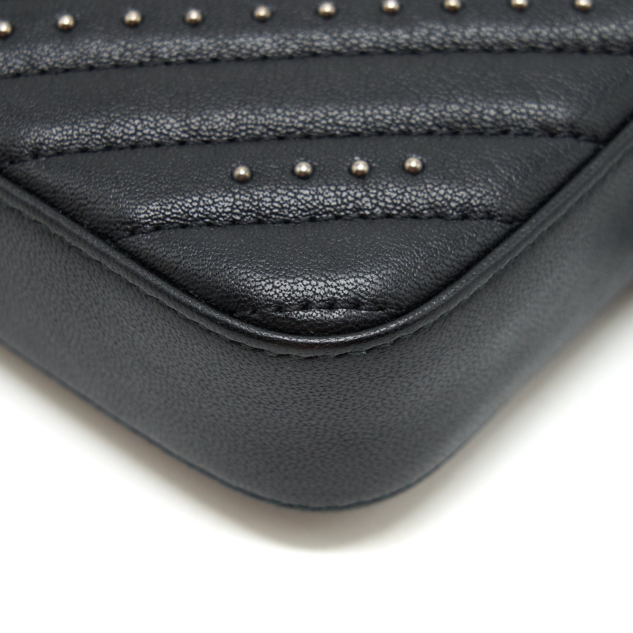 CHANEL REISSUE WALLET ON CHAIN CALFSKIN BLACK RUTHENIUM HARDWARE