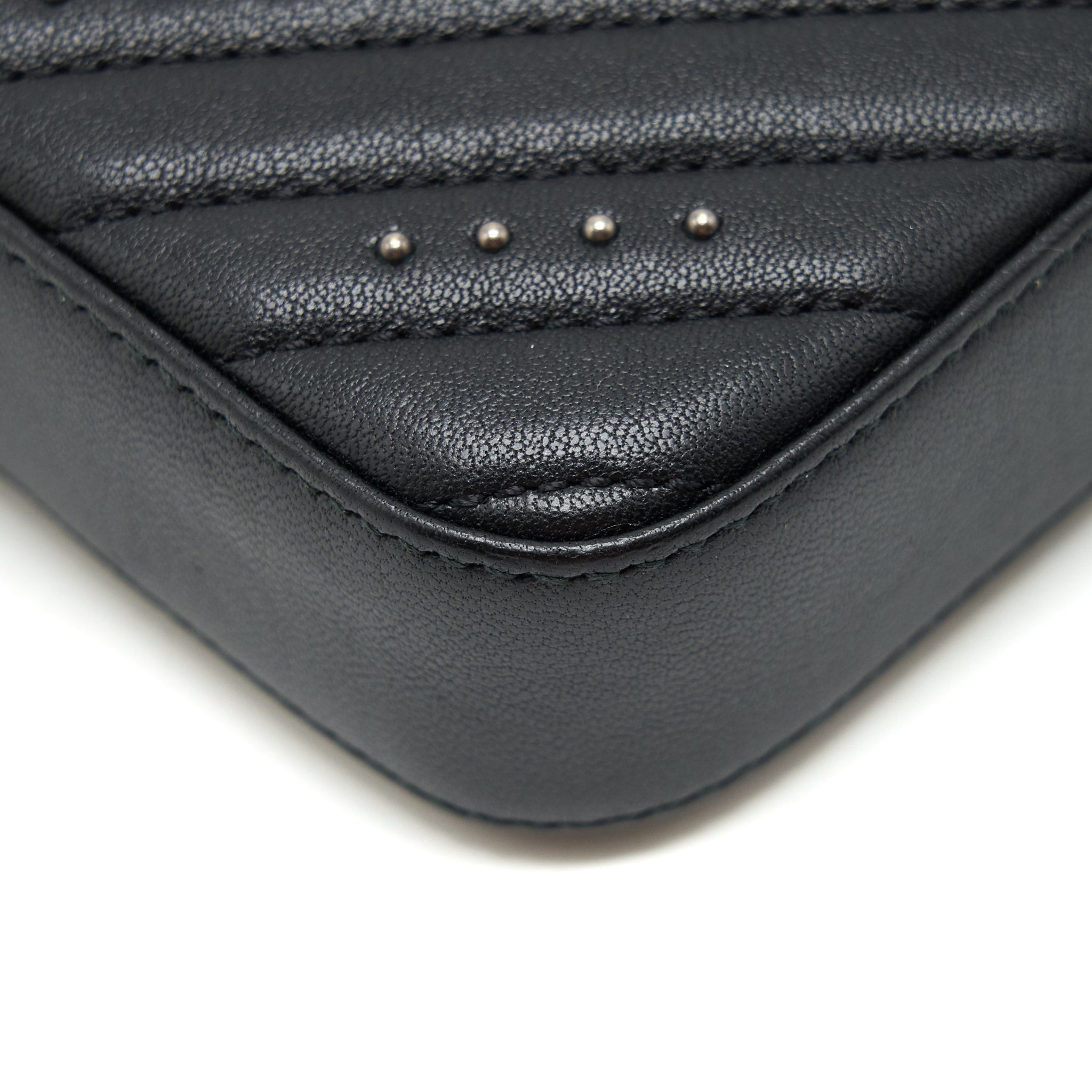 CHANEL REISSUE WALLET ON CHAIN CALFSKIN BLACK RUTHENIUM HARDWARE