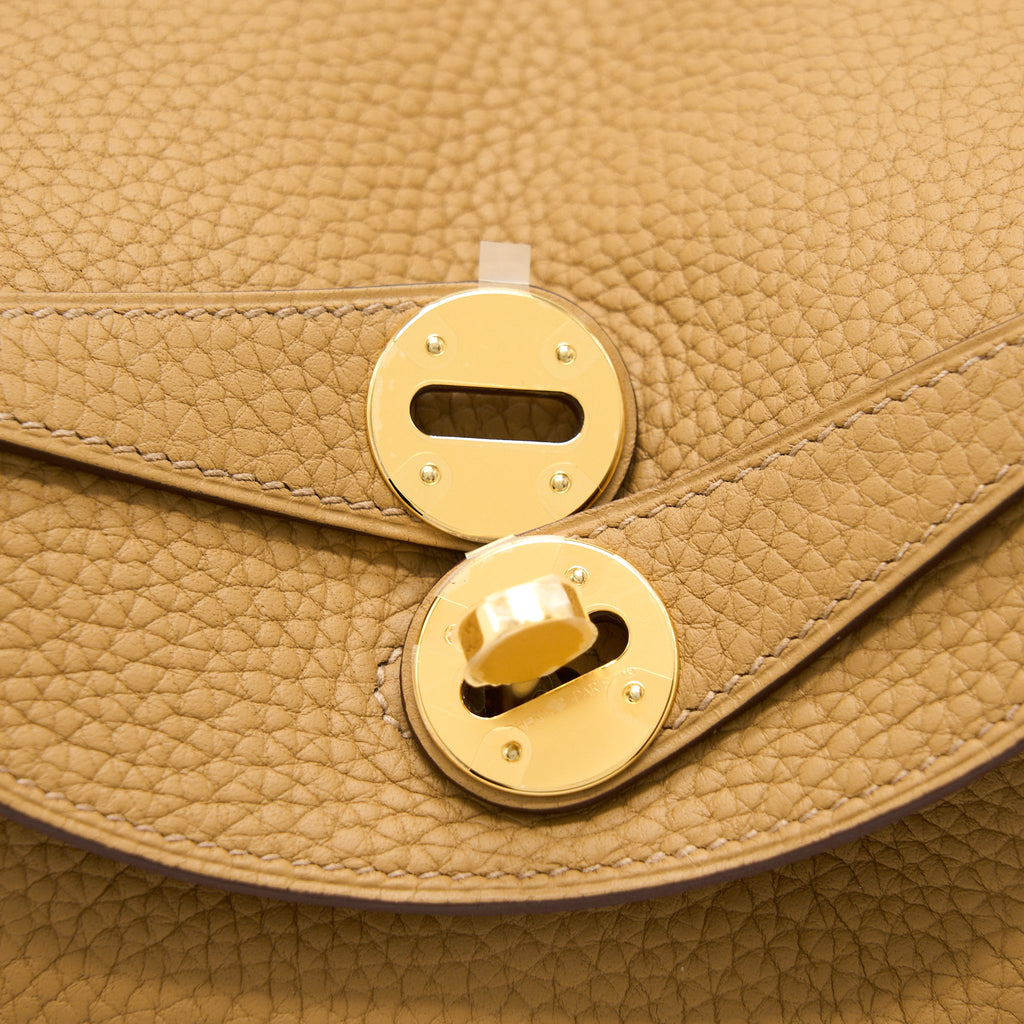 HERMES LINDY 26 CLEMENCE 4B BISCUIT GHW