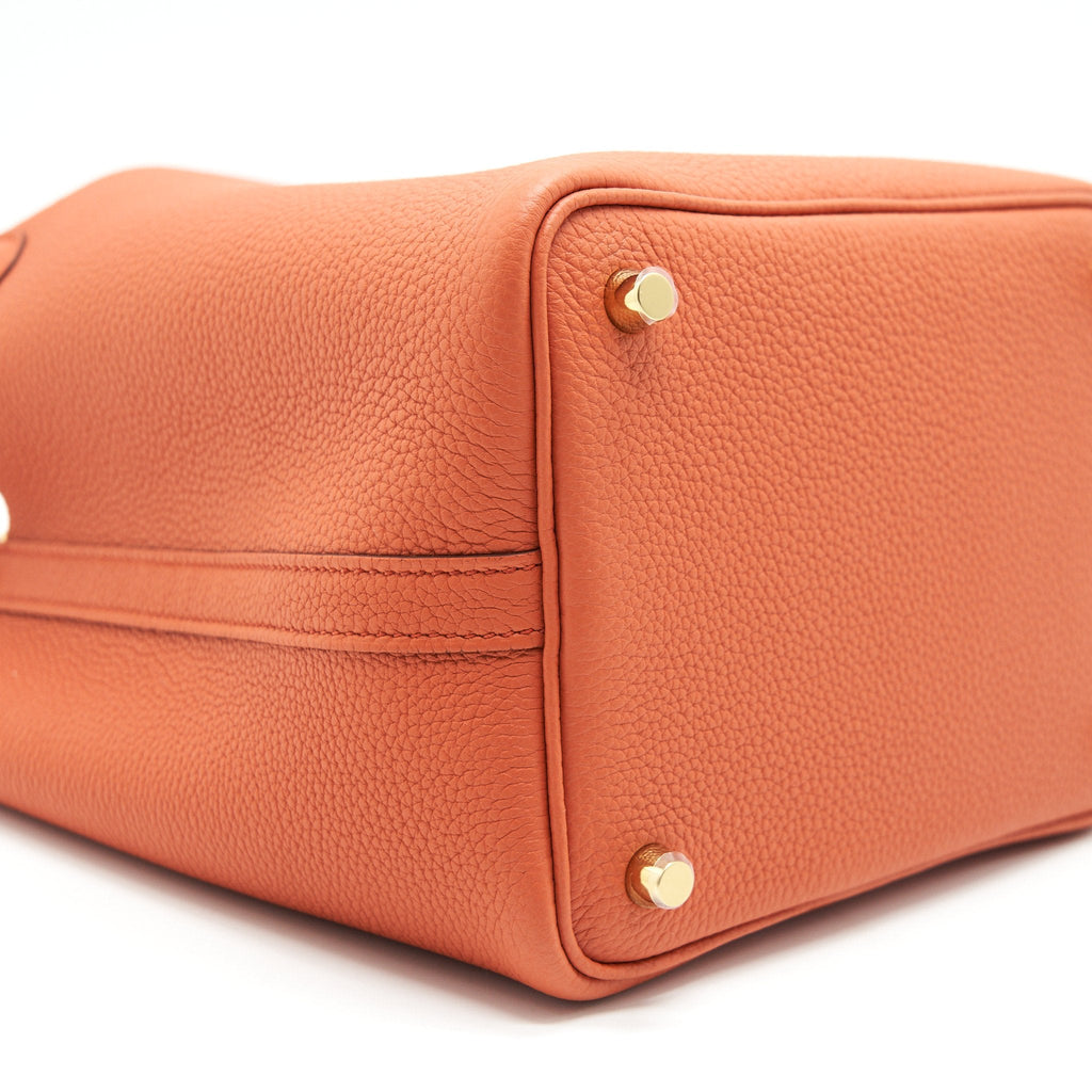 HERMES PICOTIN LOCK 18 BAG R1 TERRE BATTUE WITH GHW