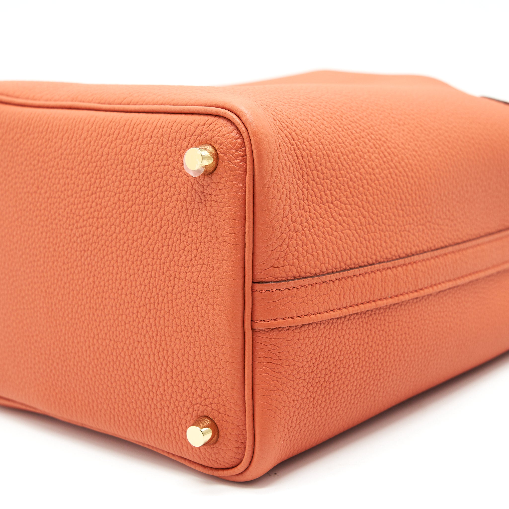 HERMES PICOTIN 18 LOCK BAG TAURILLON MAURICE LEATHER, TERRE BATTUA WITH GHW