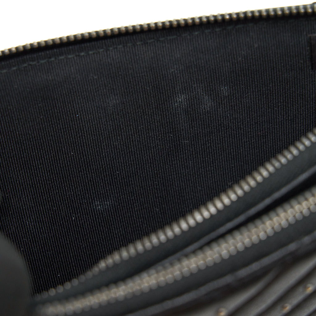 CHANEL REISSUE WALLET ON CHAIN CALFSKIN BLACK RUTHENIUM HARDWARE