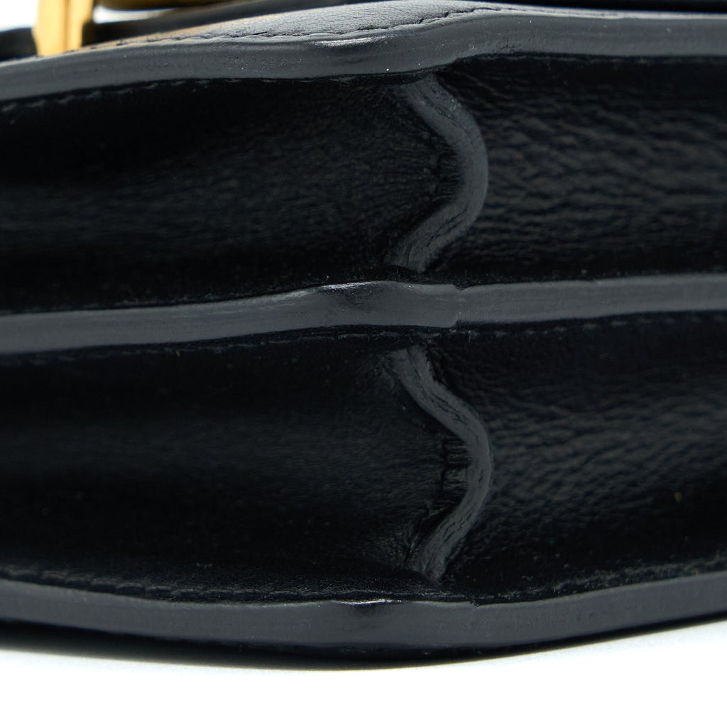 HERMES MINI ROULIS EVERCOLOR BLACK GHW