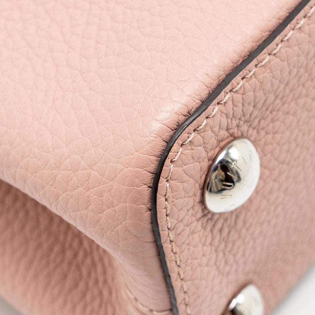 LOUIS VUITTON CAPUCINES BB TAURILLON PINK LGHW