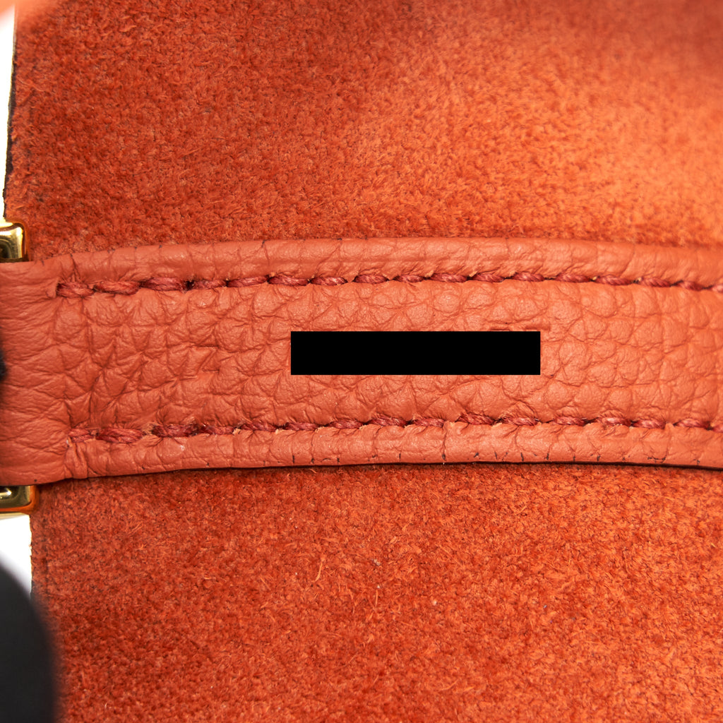HERMES PICOTIN 18 LOCK BAG TAURILLON MAURICE LEATHER, TERRE BATTUA WITH GHW