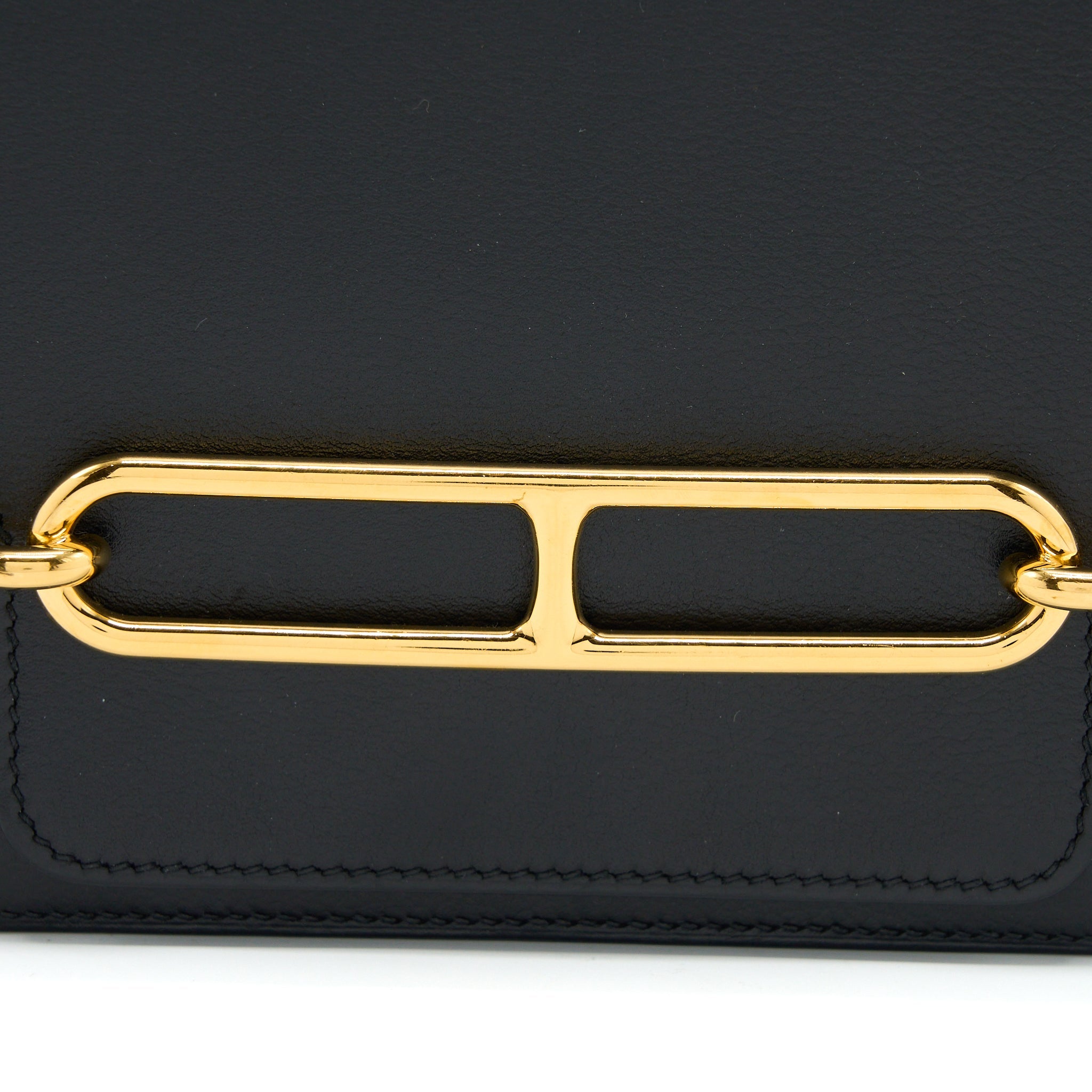 HERMES MINI ROULIS EVERCOLOR BLACK GHW