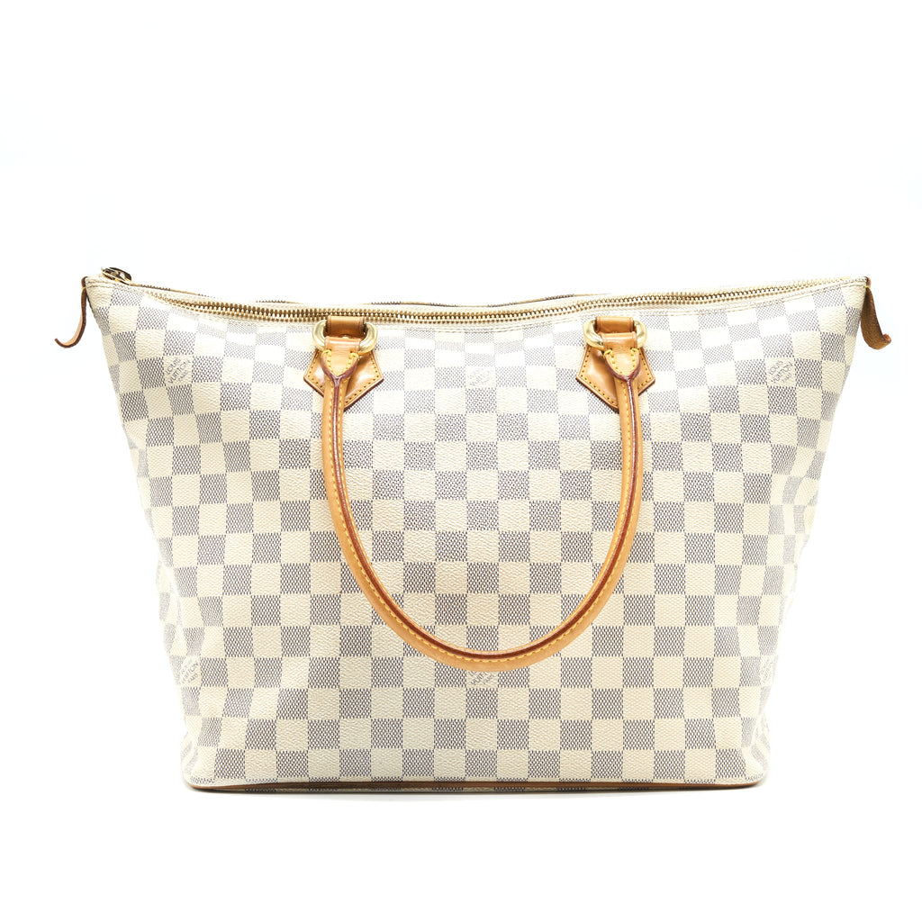 LOUIS VUITTON DAMIER AZUR COATED CANVAS TOTE BAG