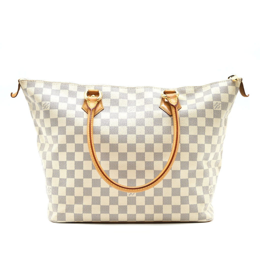 LOUIS VUITTON DAMIER AZUR COATED CANVAS TOTE BAG