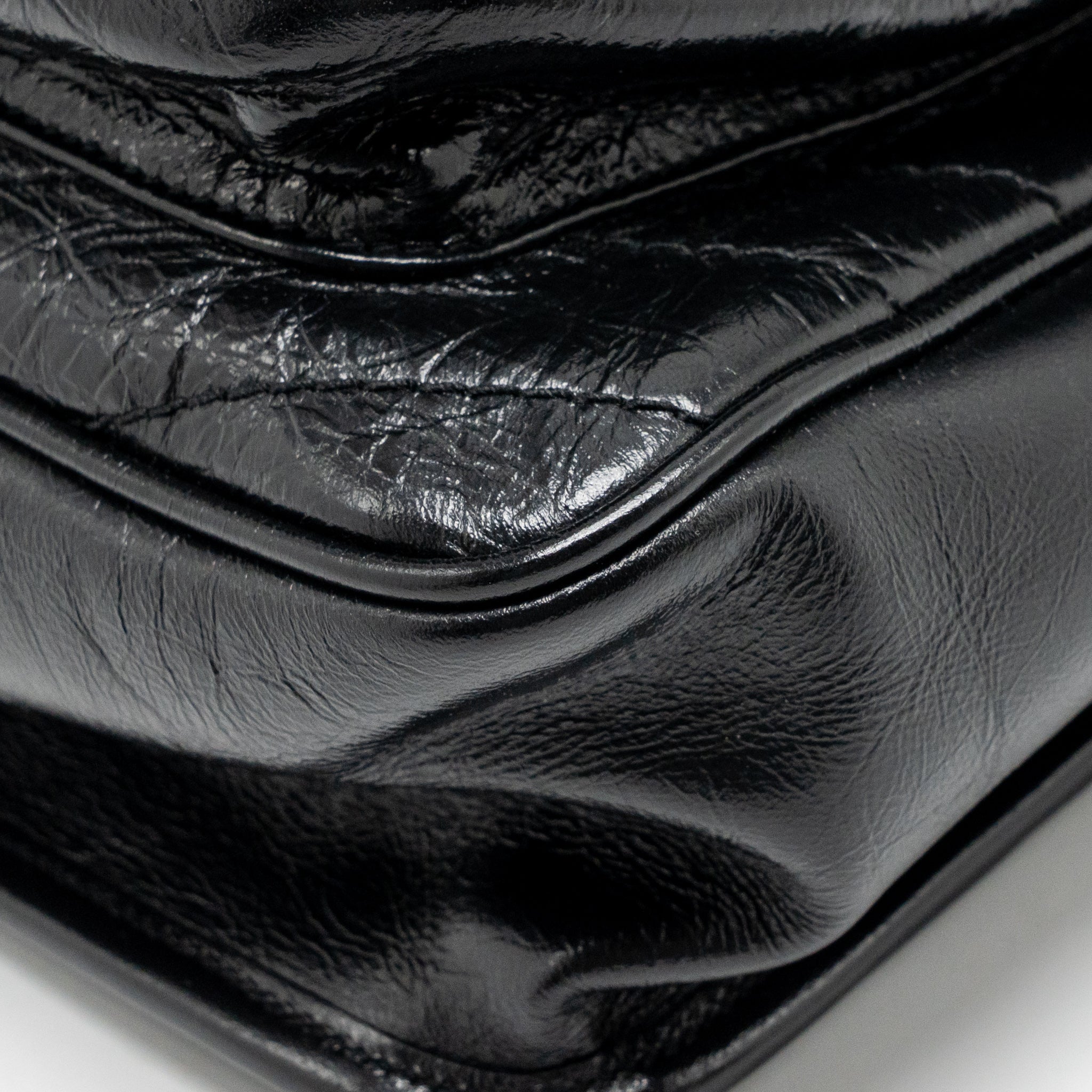 SAINT LAURENT/YSL MEDIUM NIKI CHAIN BAG VINTAGE CALFSKIN BLACK GHW