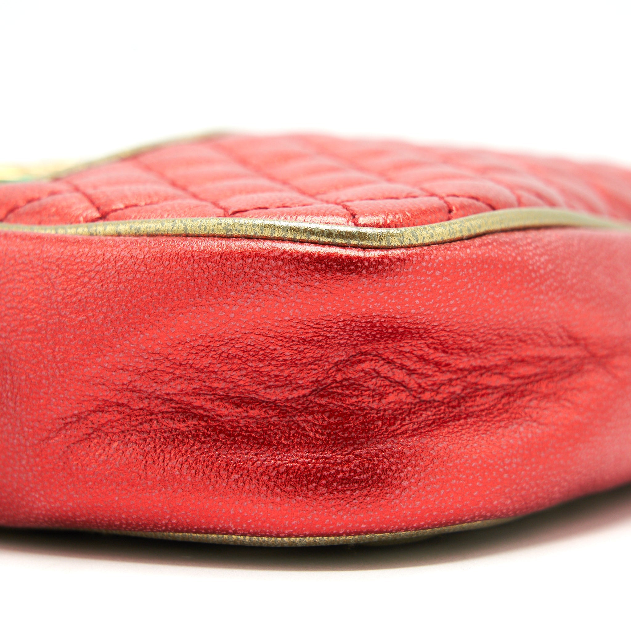 GUCCI SMALL CROSSBODY BAG GREEN/RED GHW