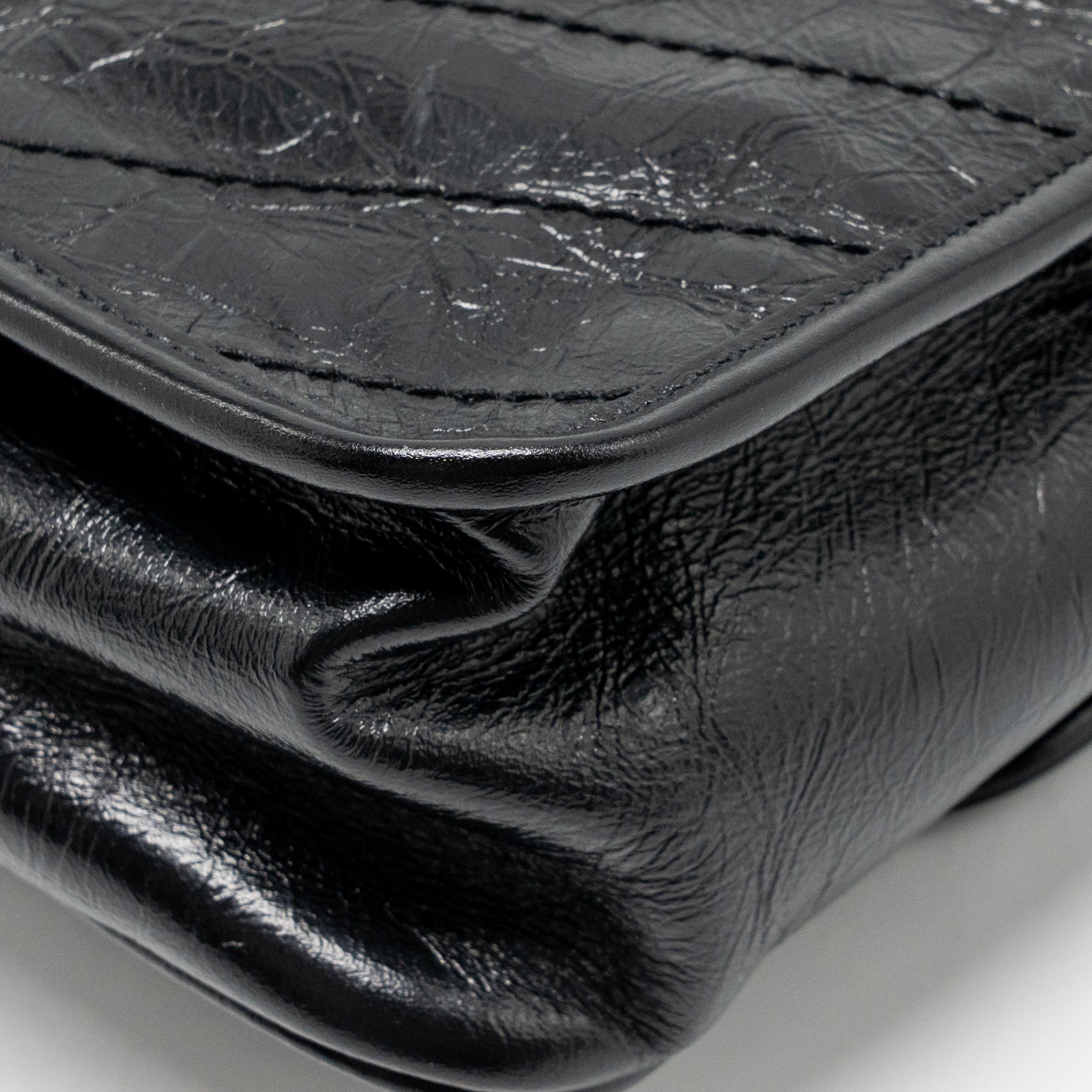 SAINT LAURENT/YSL MEDIUM NIKI CHAIN BAG VINTAGE CALFSKIN BLACK GHW