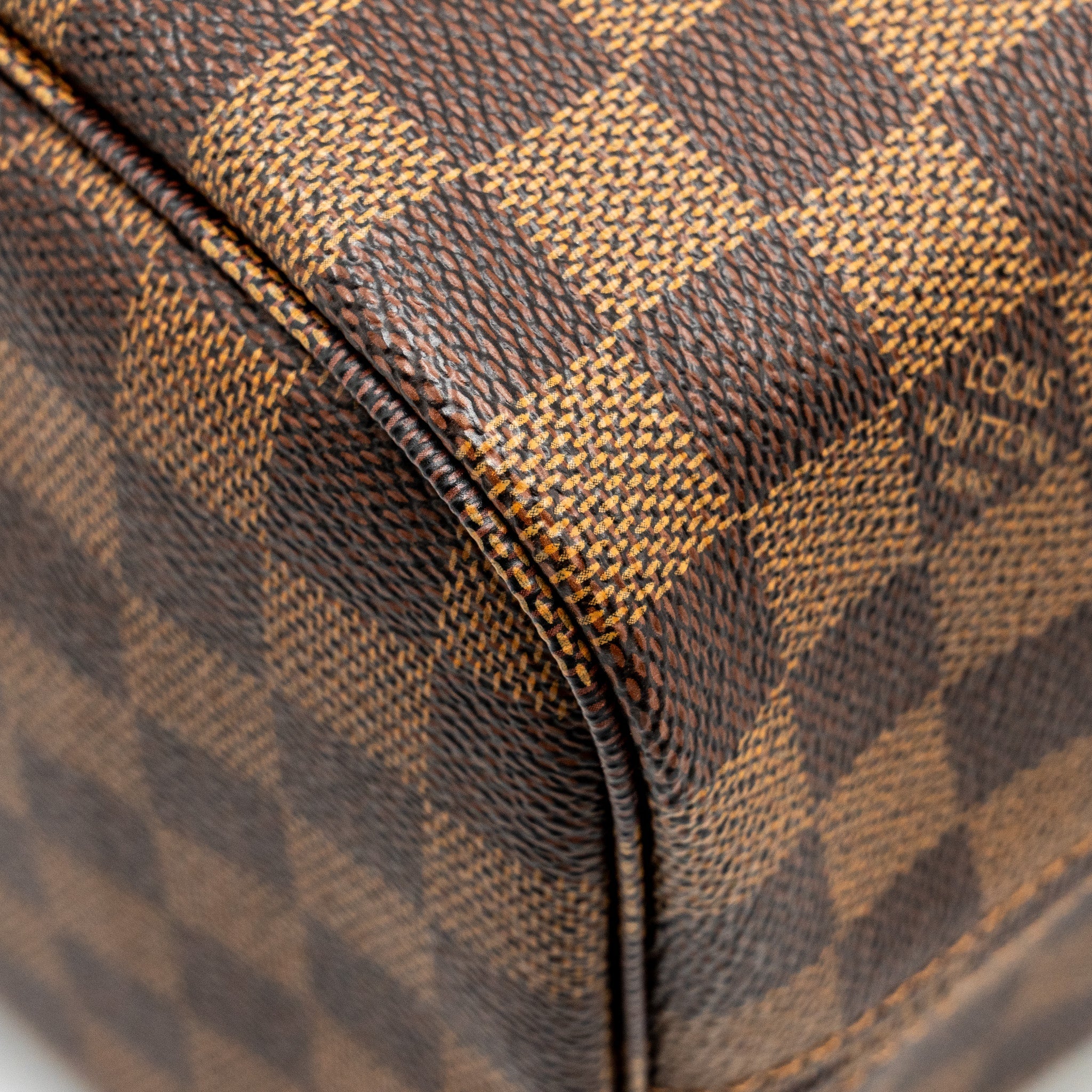 LOUIS VUITTON NEVERFULL MM DAMIER EBENE CANVAS GHW