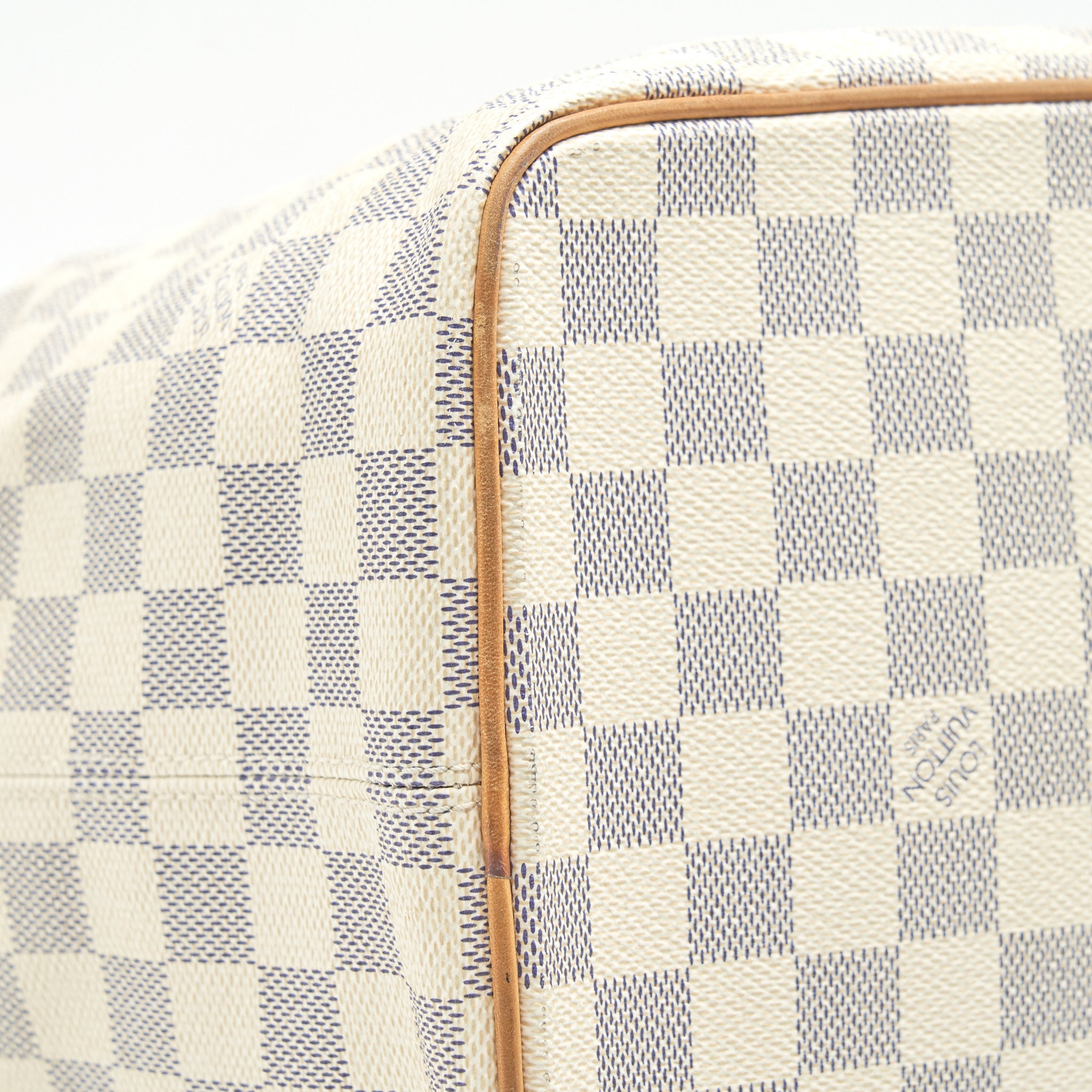LOUIS VUITTON DAMIER AZUR COATED CANVAS TOTE BAG