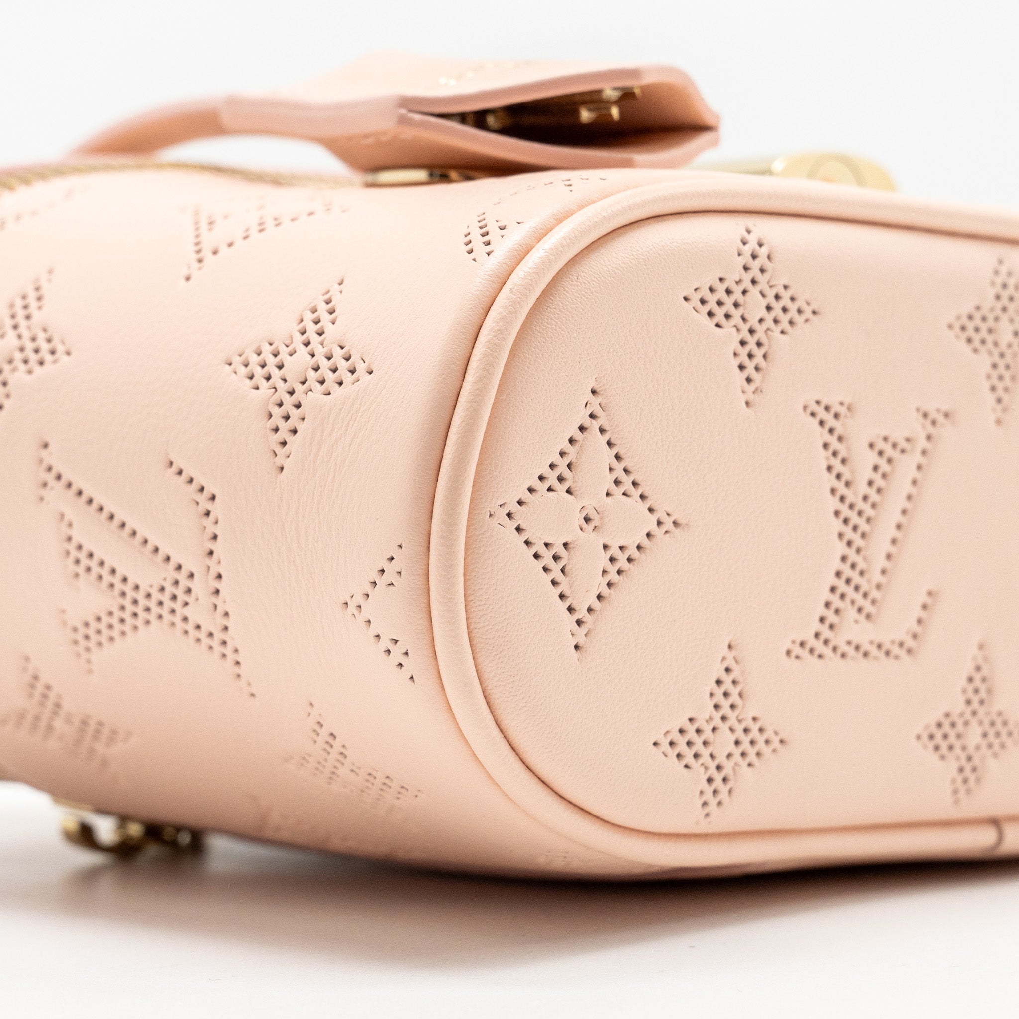 LOUIS VUITTON VANITY POUCH CALFSKIN ROSE JASMIN PINK LGHW