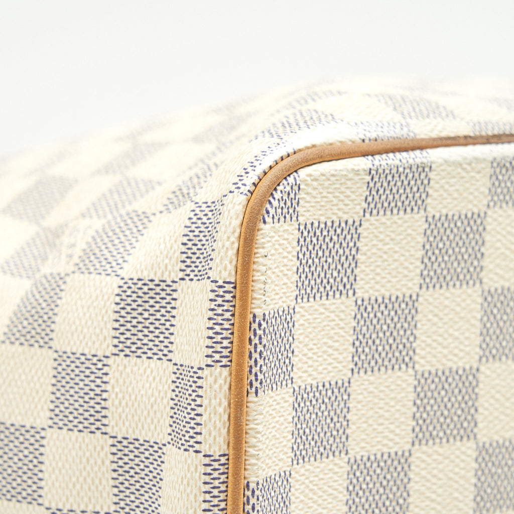 LOUIS VUITTON DAMIER AZUR COATED CANVAS TOTE BAG
