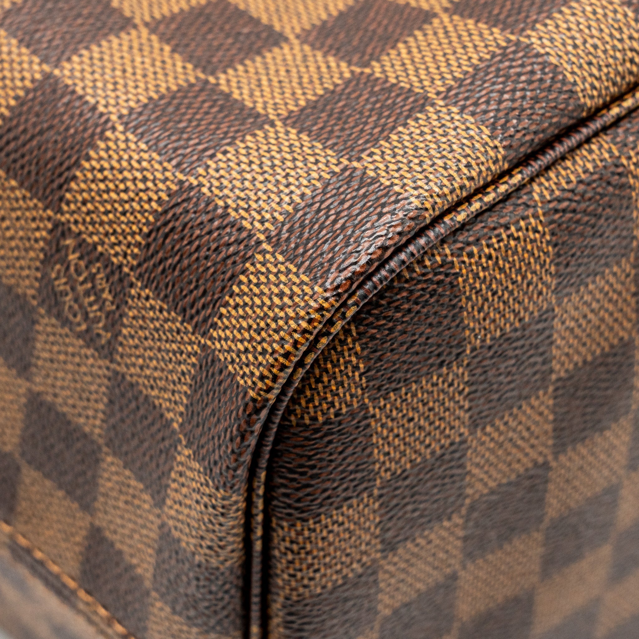 LOUIS VUITTON NEVERFULL MM DAMIER EBENE CANVAS GHW