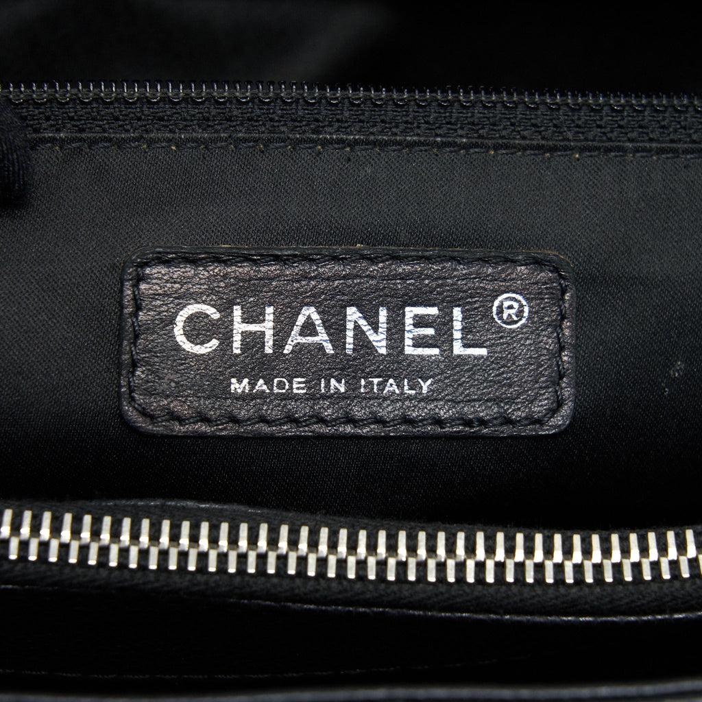 CHANEL GRAND SHOPPING TOTE CAVIAR BLACK SHW