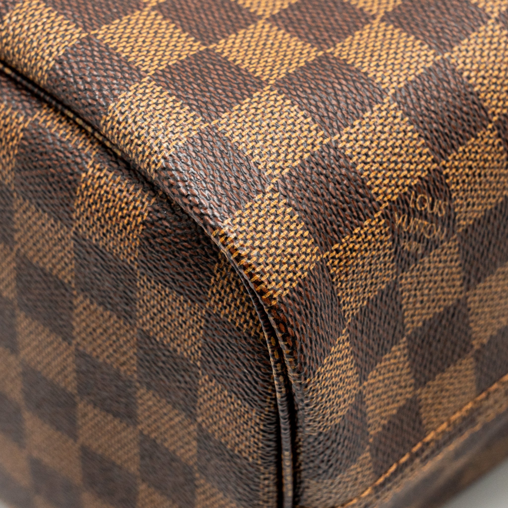 LOUIS VUITTON NEVERFULL MM DAMIER EBENE CANVAS GHW