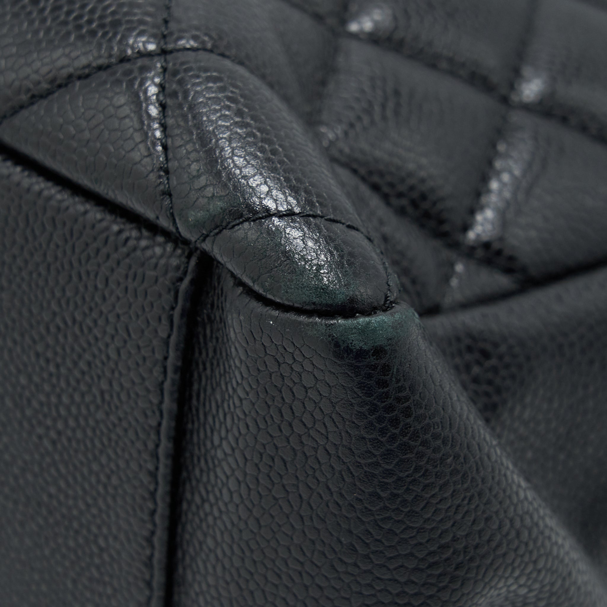CHANEL GRAND SHOPPING TOTE CAVIAR BLACK SHW