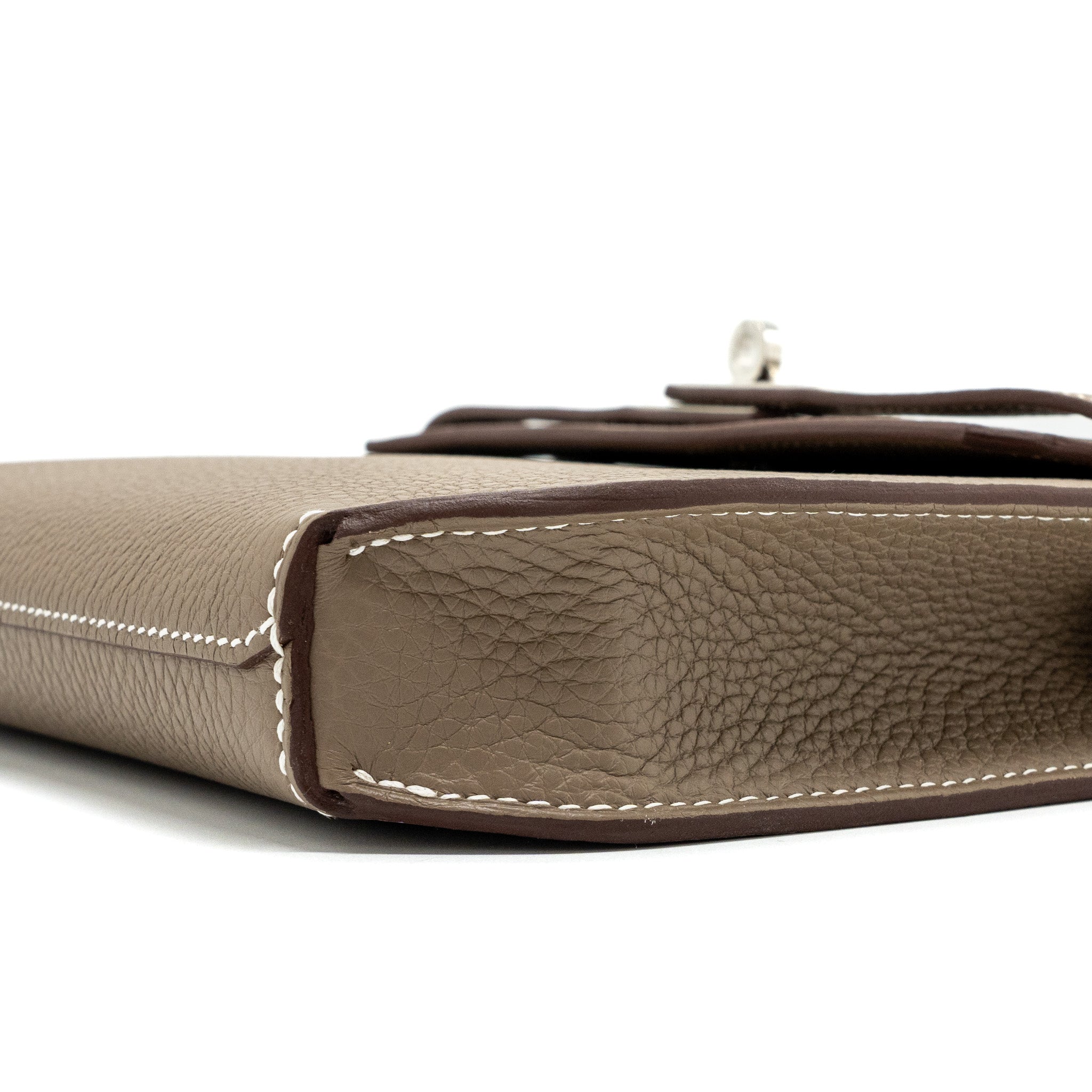 HERMES POCHETTE KELLY DEPECHES 25 TOGO ETOUPE SHW