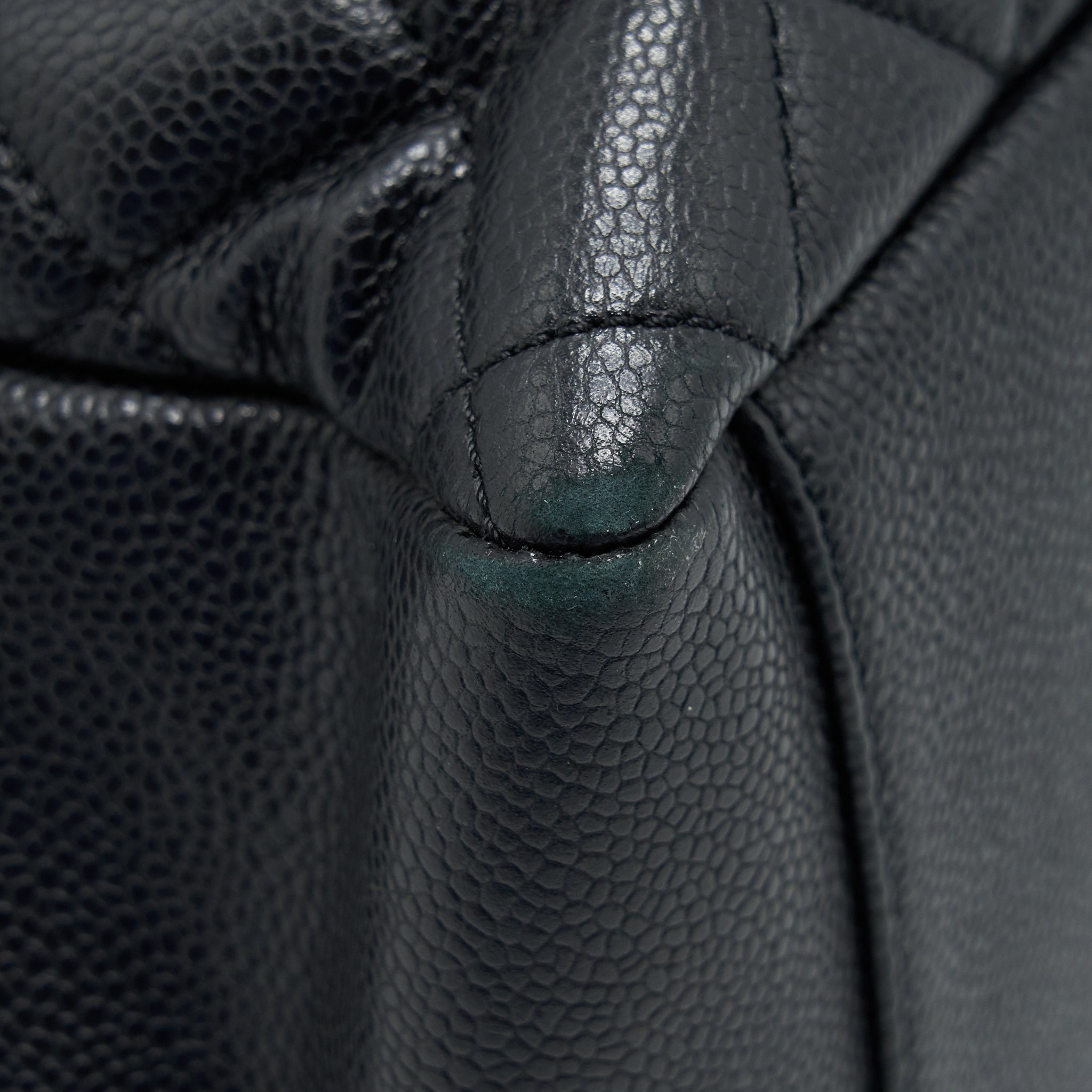 CHANEL GRAND SHOPPING TOTE CAVIAR BLACK SHW