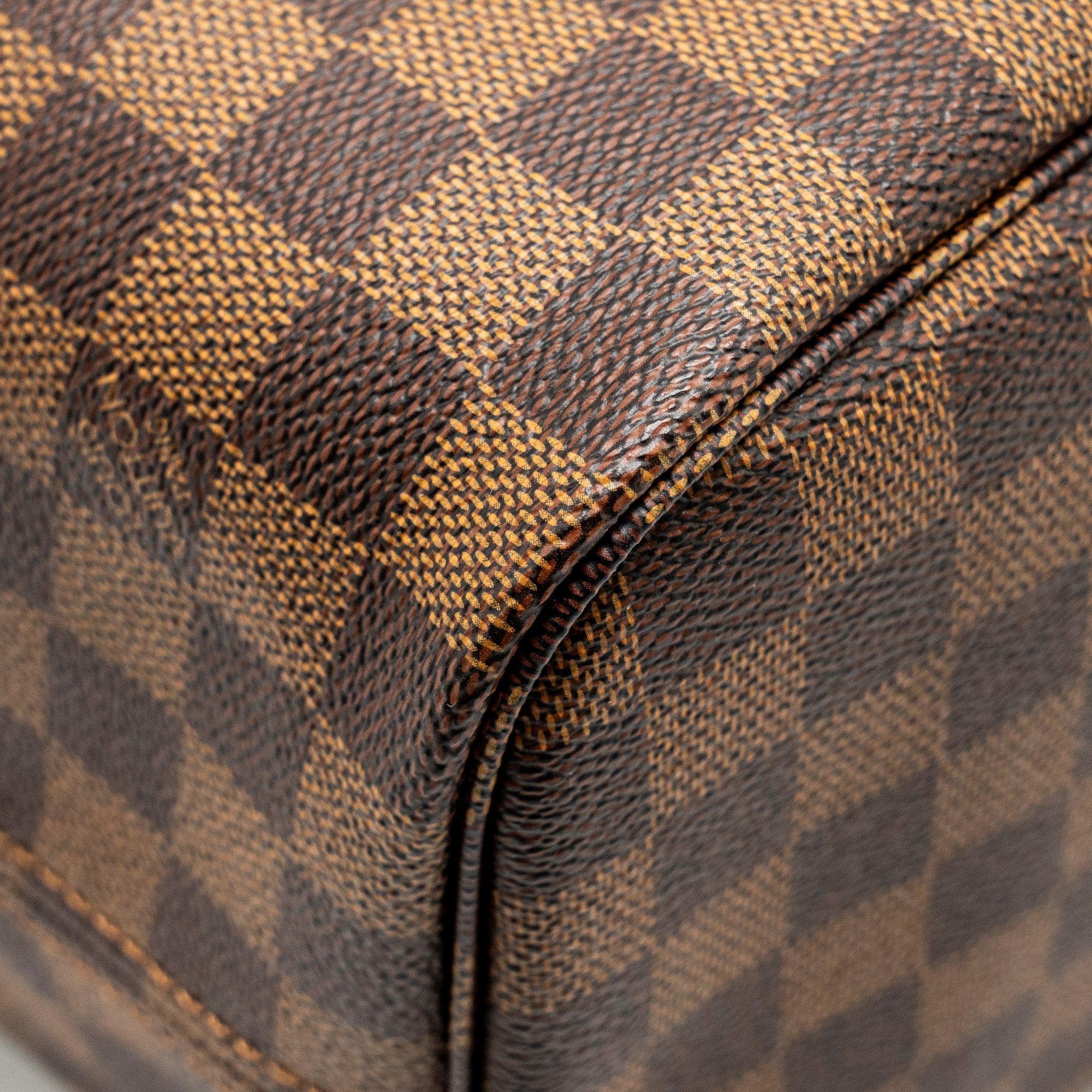 LOUIS VUITTON NEVERFULL MM DAMIER EBENE CANVAS GHW
