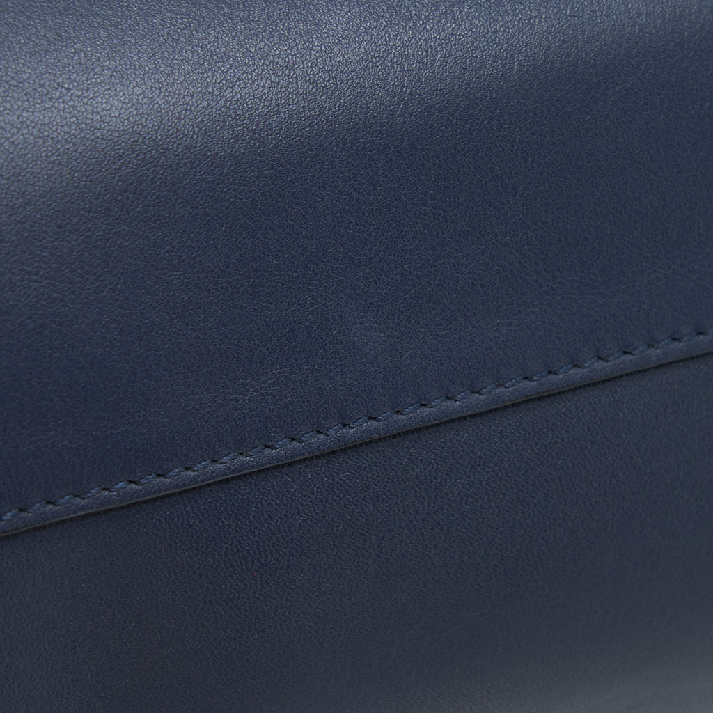 LOEWE FLAMENCO CLUTCH / CROSSBODY BAG LAMBSKIN NAVY