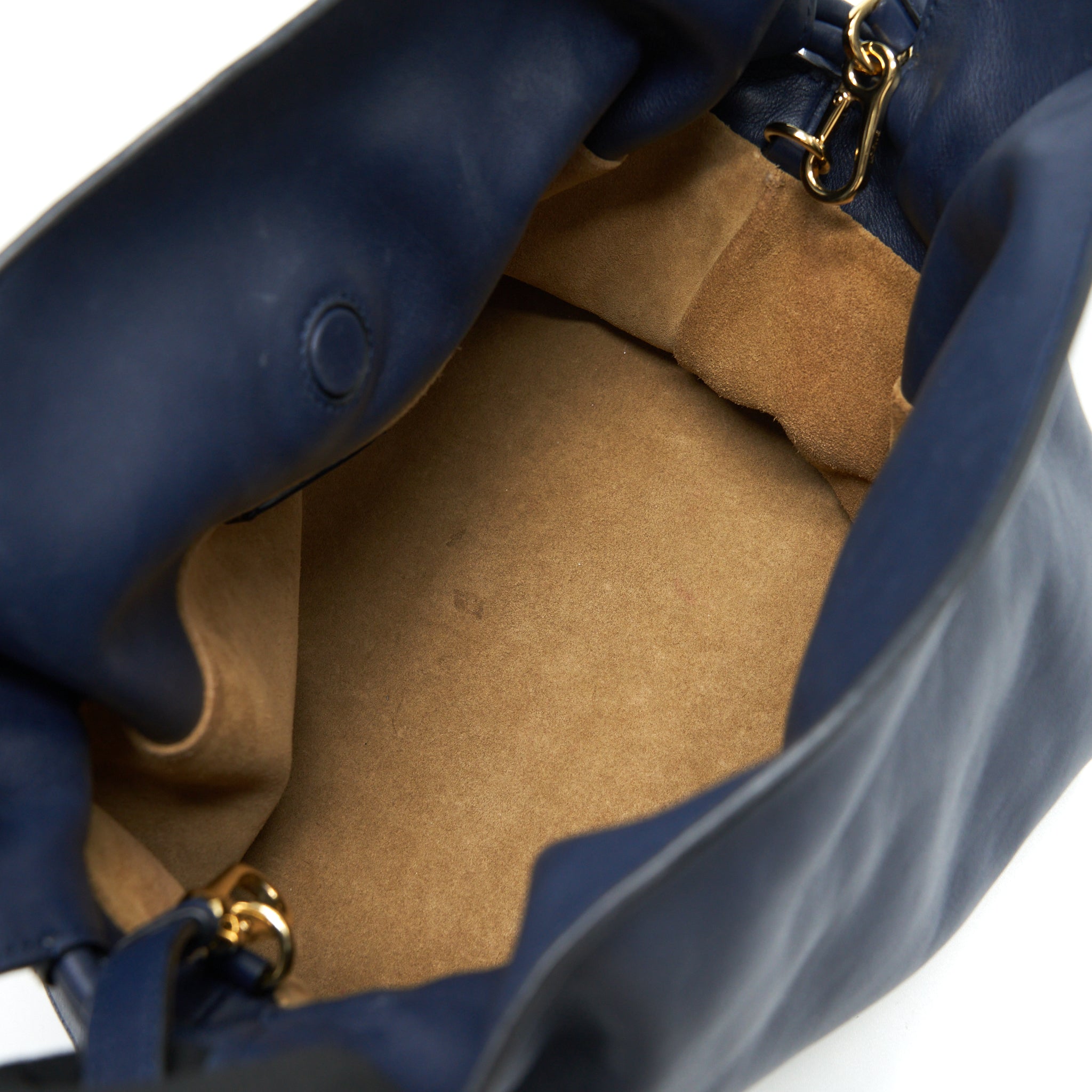 LOEWE FLAMENCO CLUTCH / CROSSBODY BAG LAMBSKIN NAVY