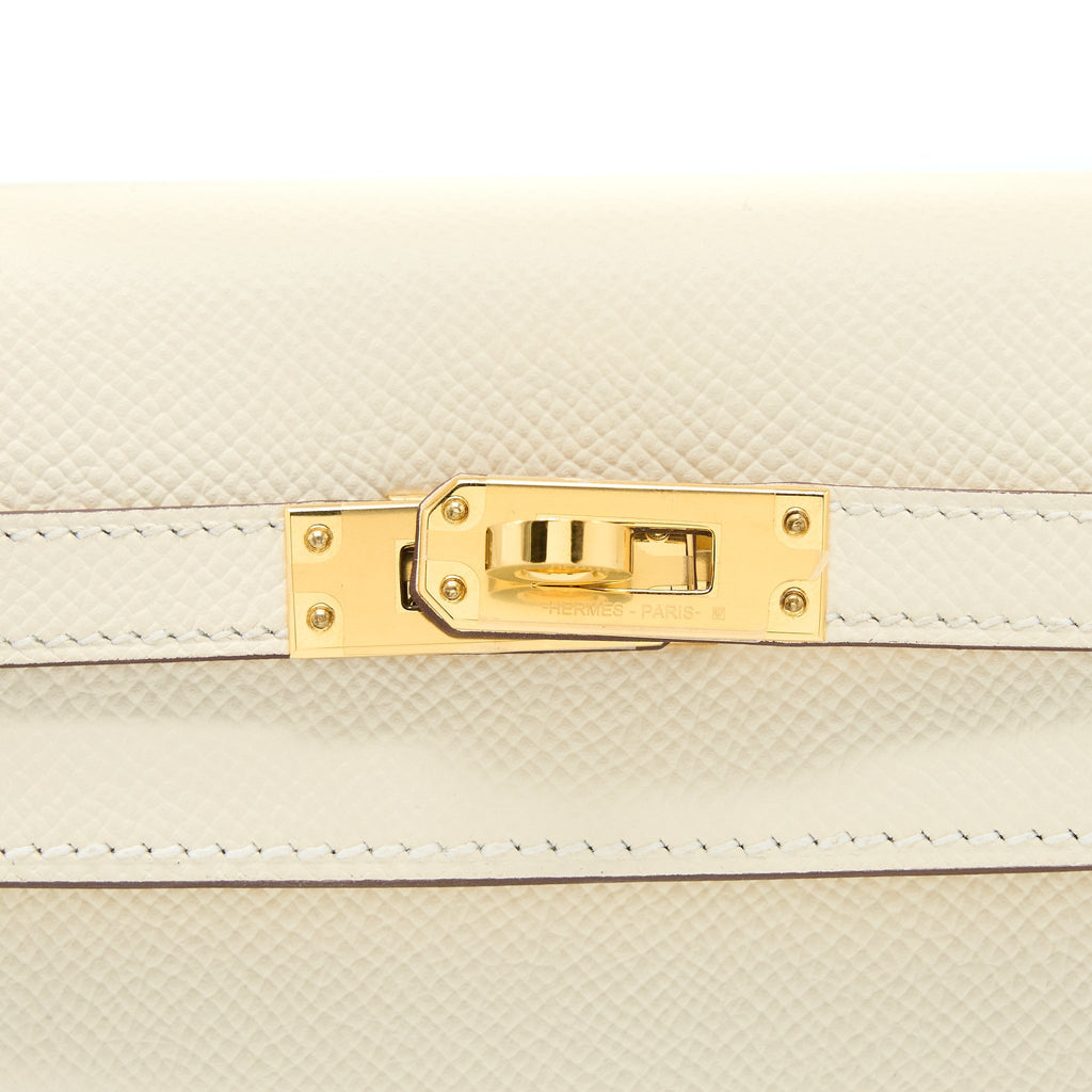 HERMES KELLY 25 EPSOM NATA GHW