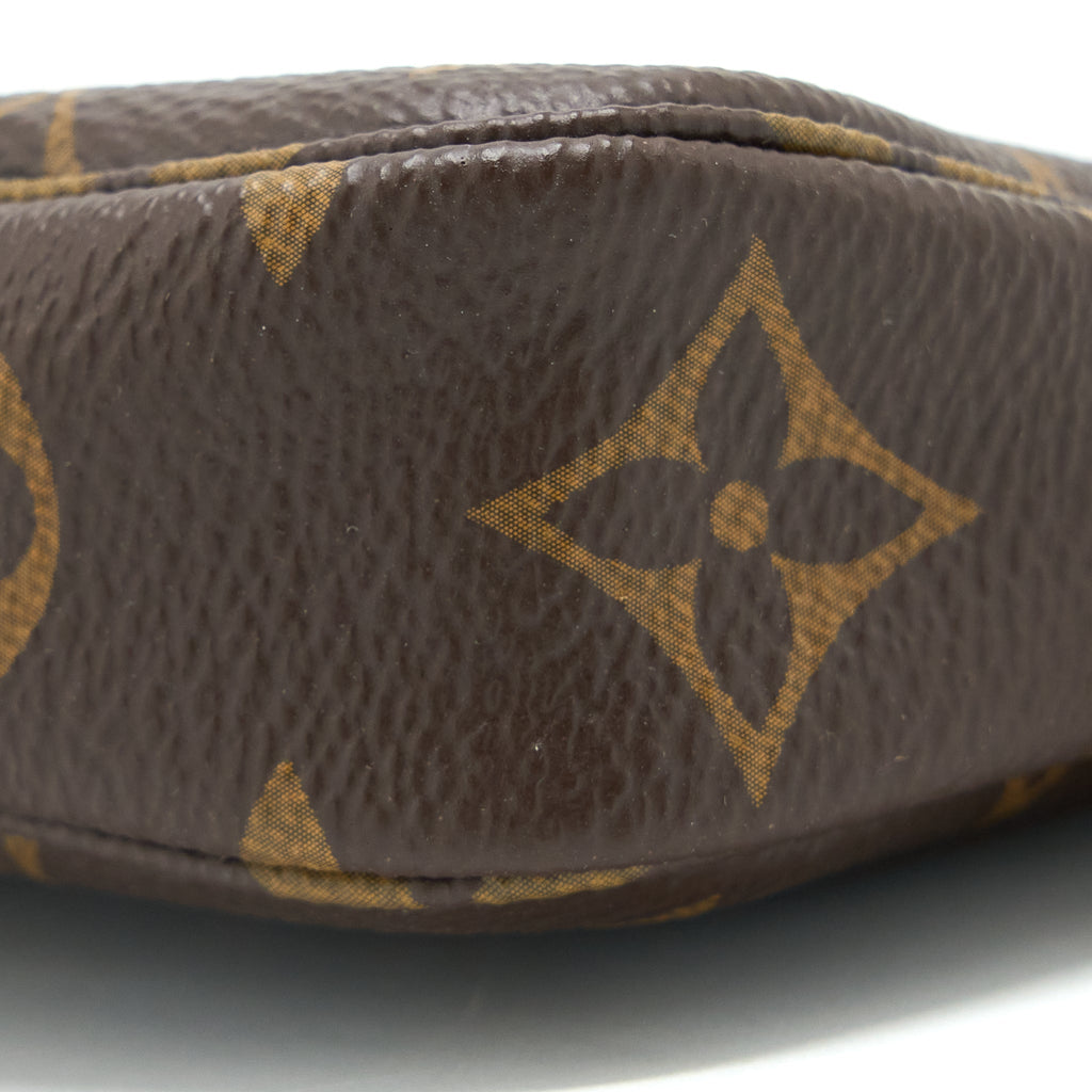 LOUIS VUITTON MINI POCHETTE MONOGRAM CANVAS GHW