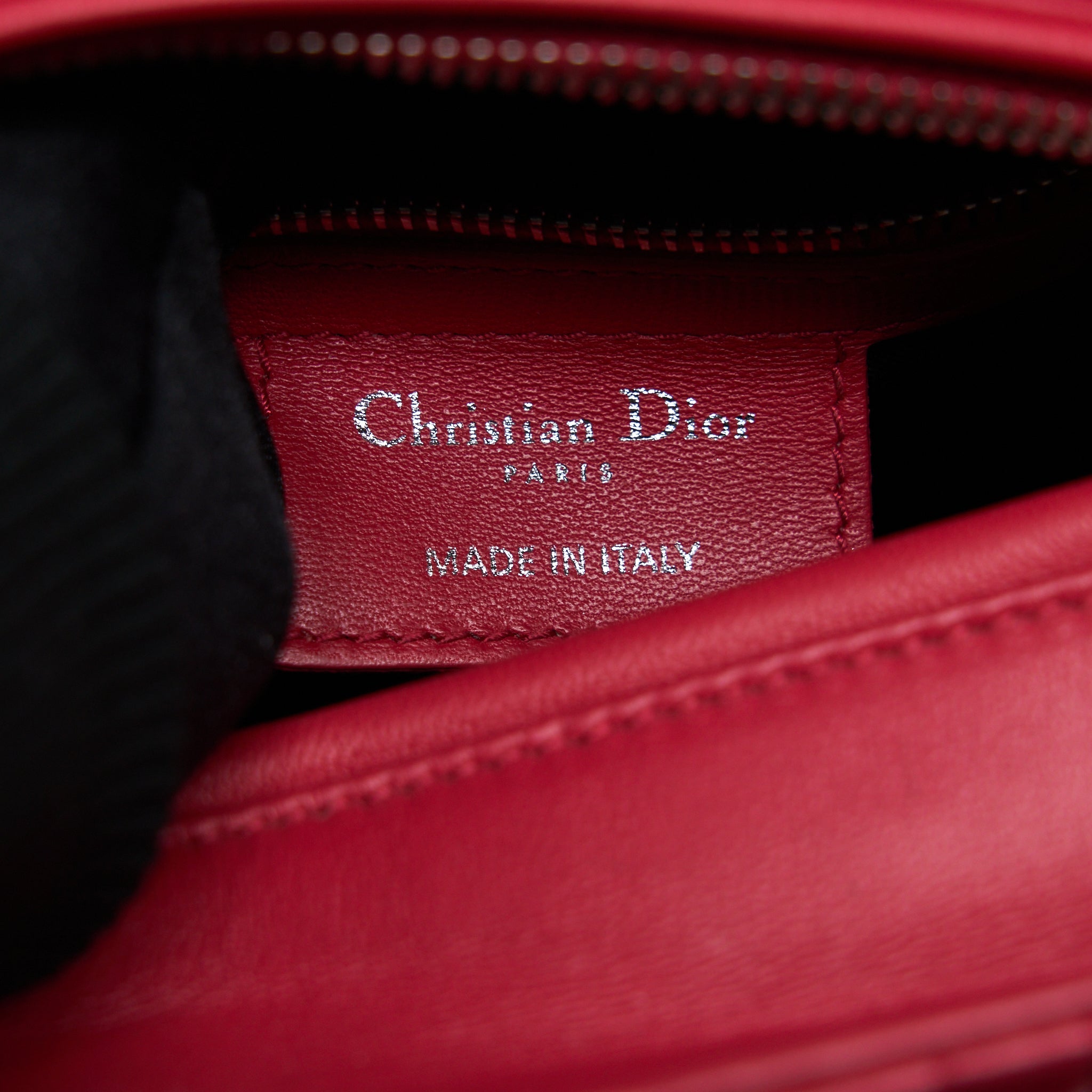 DIOR MEDIUM LADY DIOR LAMBSKIN PINK SHW