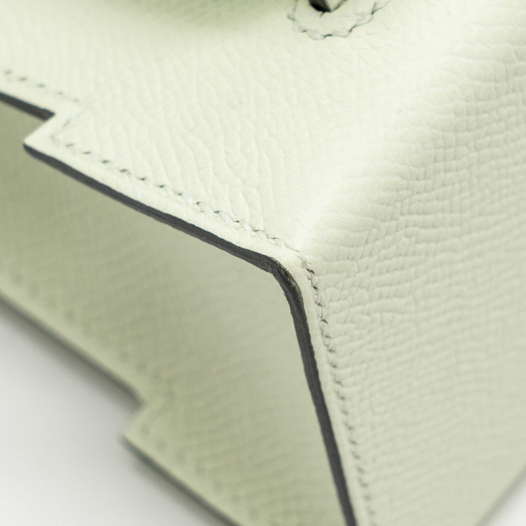HERMES KELLY DOLE PICTO EPSOM VERT FIZZ / NATA / ROSE TEXAS SHW