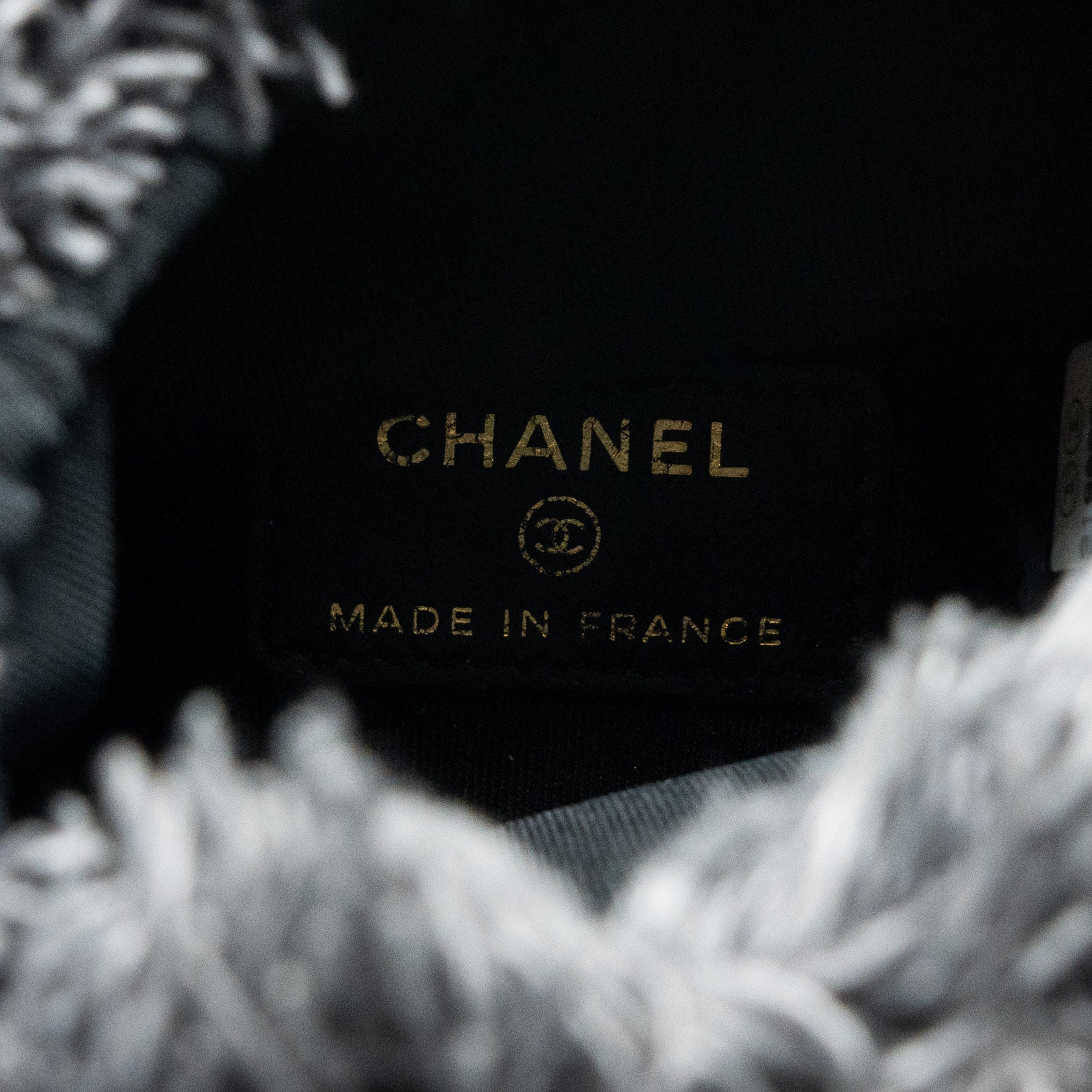 CHANEL SUPER MINI BUCKET BAG BLACK DENIM LGHW