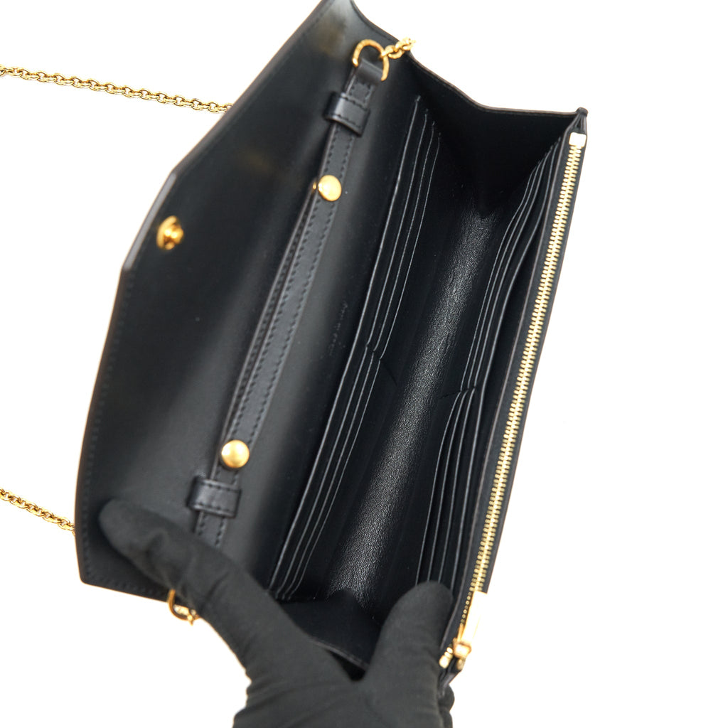 CELINE POCKET ENVELOPE WALLET ON CHAIN MULTI-COLOUR