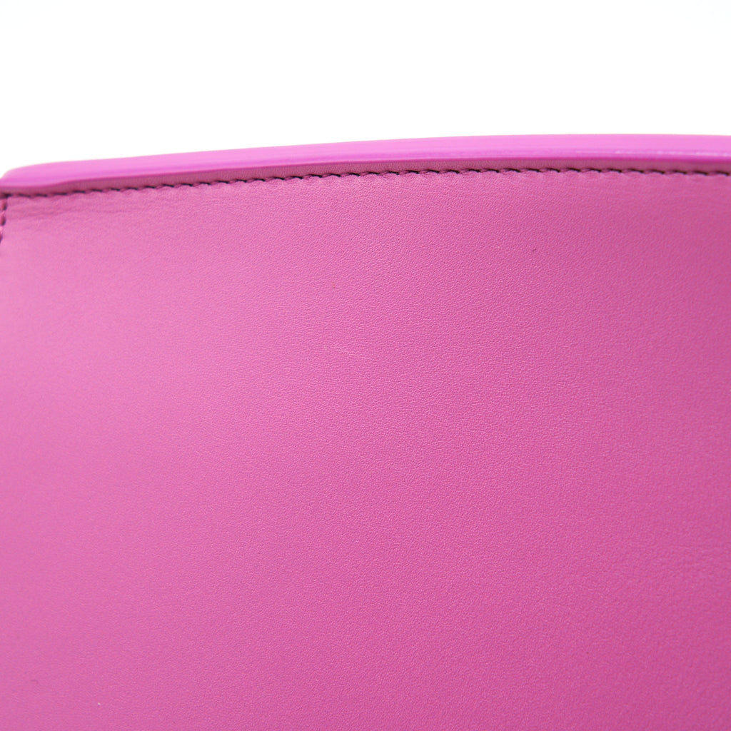 SALVATORE FERRAGAMO SHOULDER BAG TRIFOLIO PINK GHW