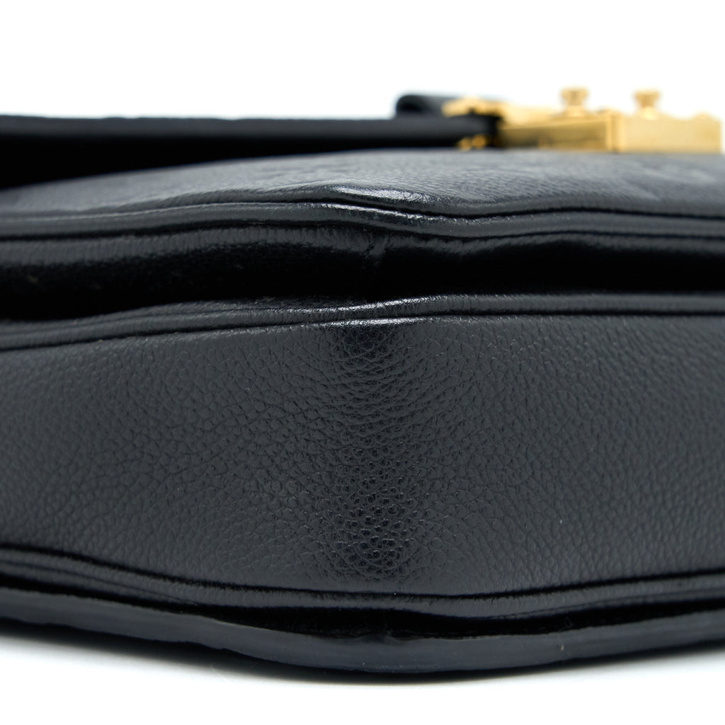 LOUIS VUITTON POCHETTE MÉTIS MONOGRAM EMPREINTE BLACK GHW