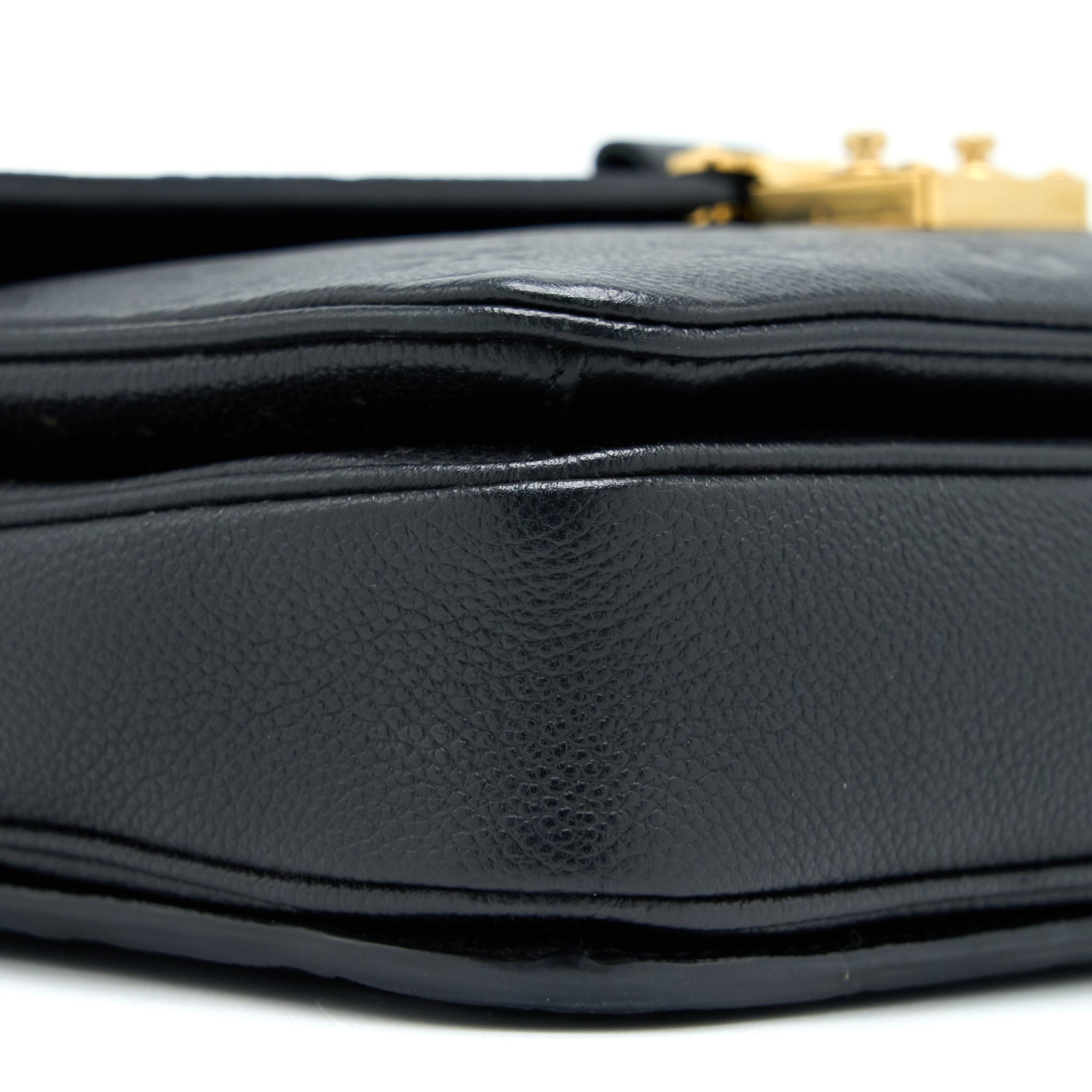 LOUIS VUITTON POCHETTE MÉTIS MONOGRAM EMPREINTE BLACK GHW