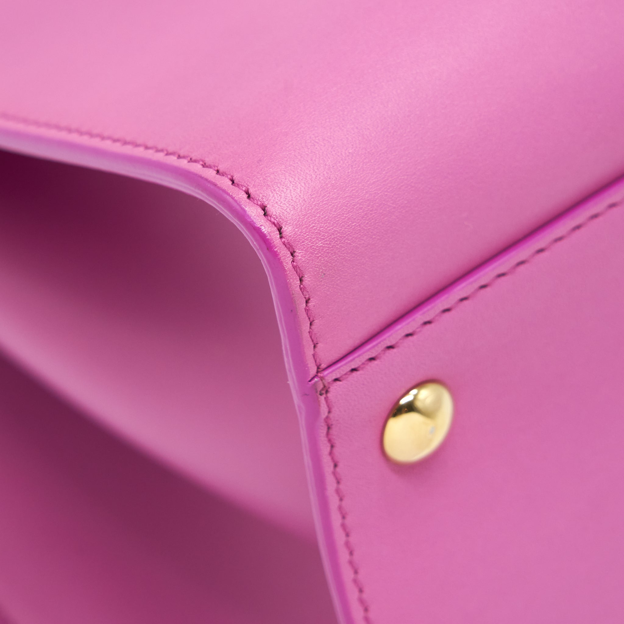 SALVATORE FERRAGAMO SHOULDER BAG TRIFOLIO PINK GHW