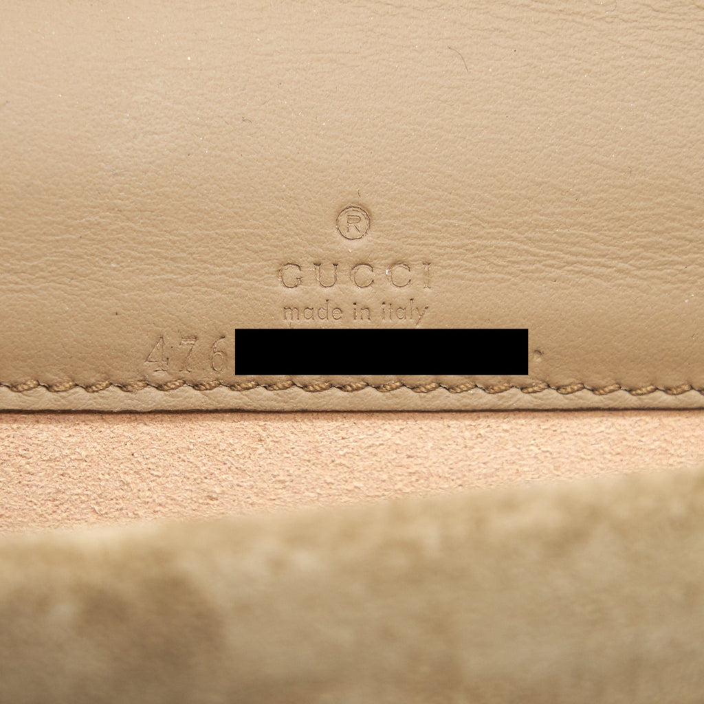 GUCCI DIONYSUS GG SUPREME SUPER MINI CROSSBODY BAG BEIGE