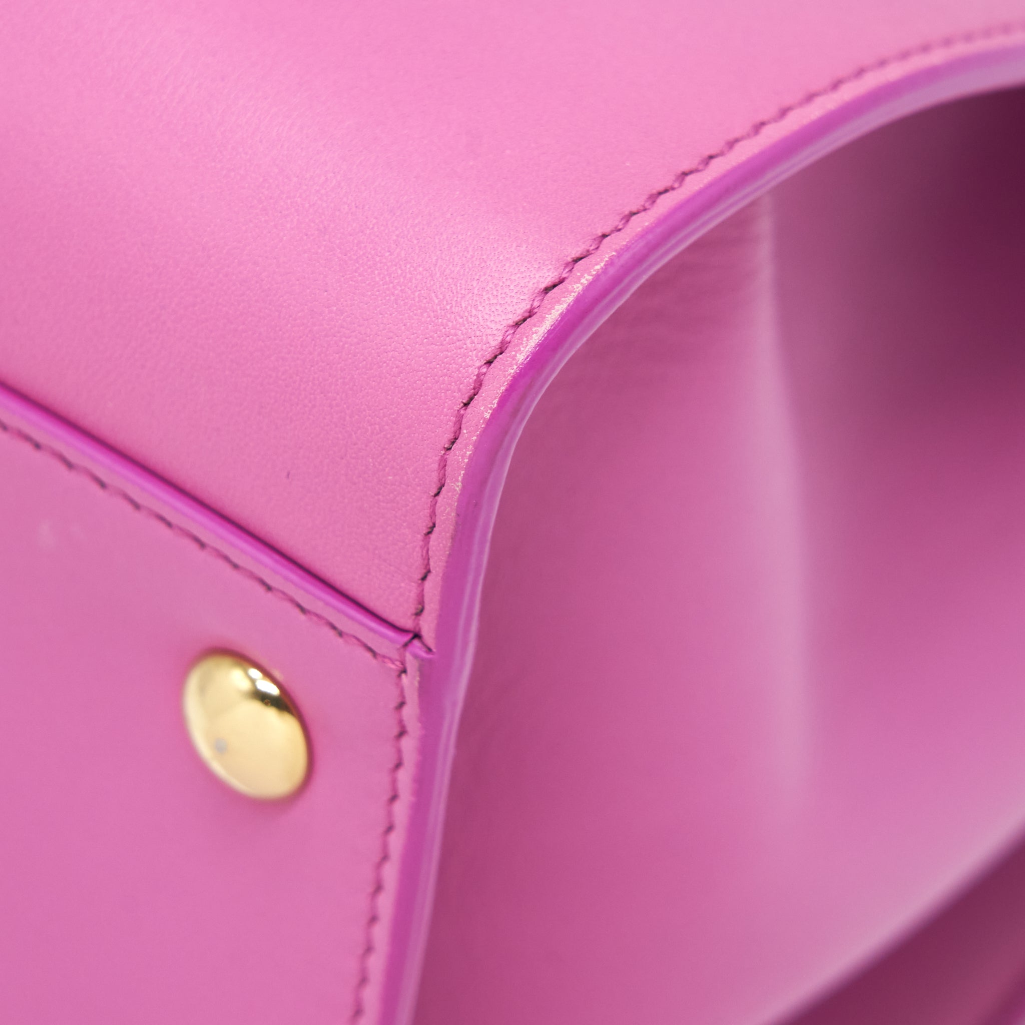 SALVATORE FERRAGAMO SHOULDER BAG TRIFOLIO PINK GHW