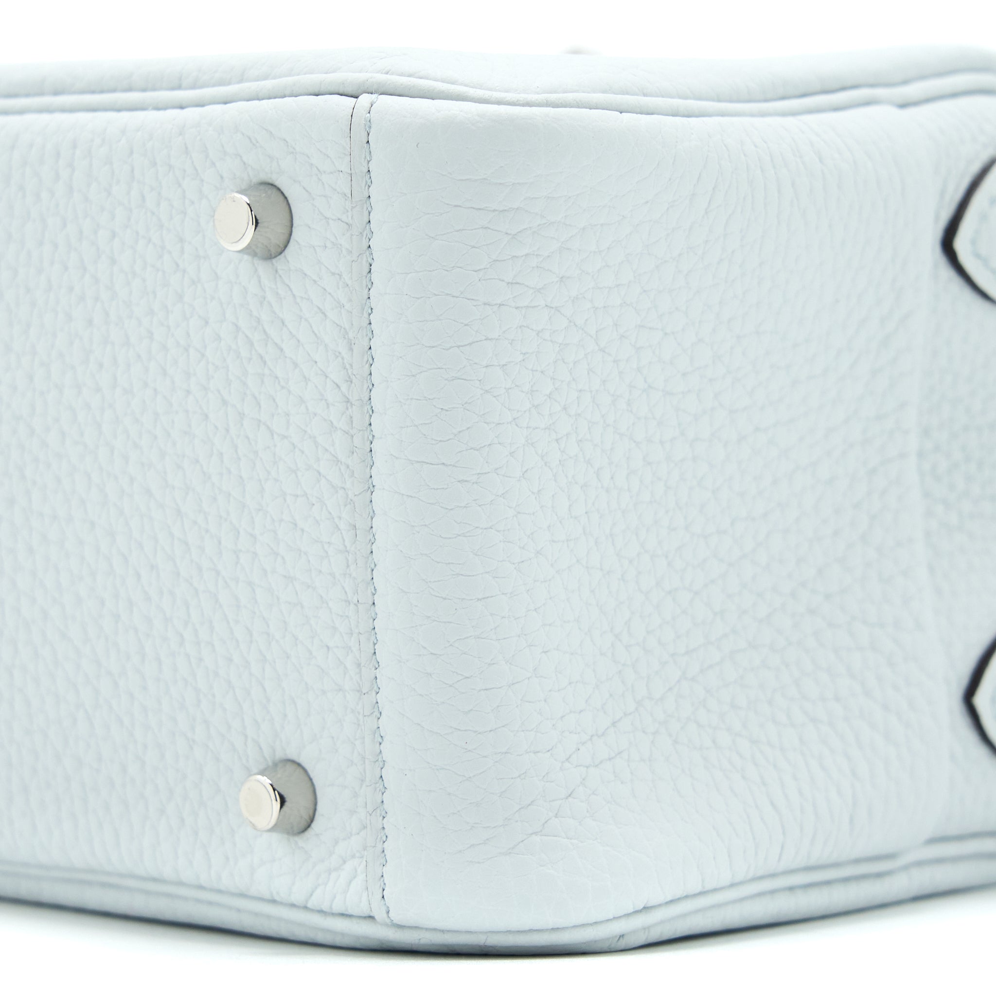 HERMES MINI LINDY CLEMENCE BLUE PALE SHW