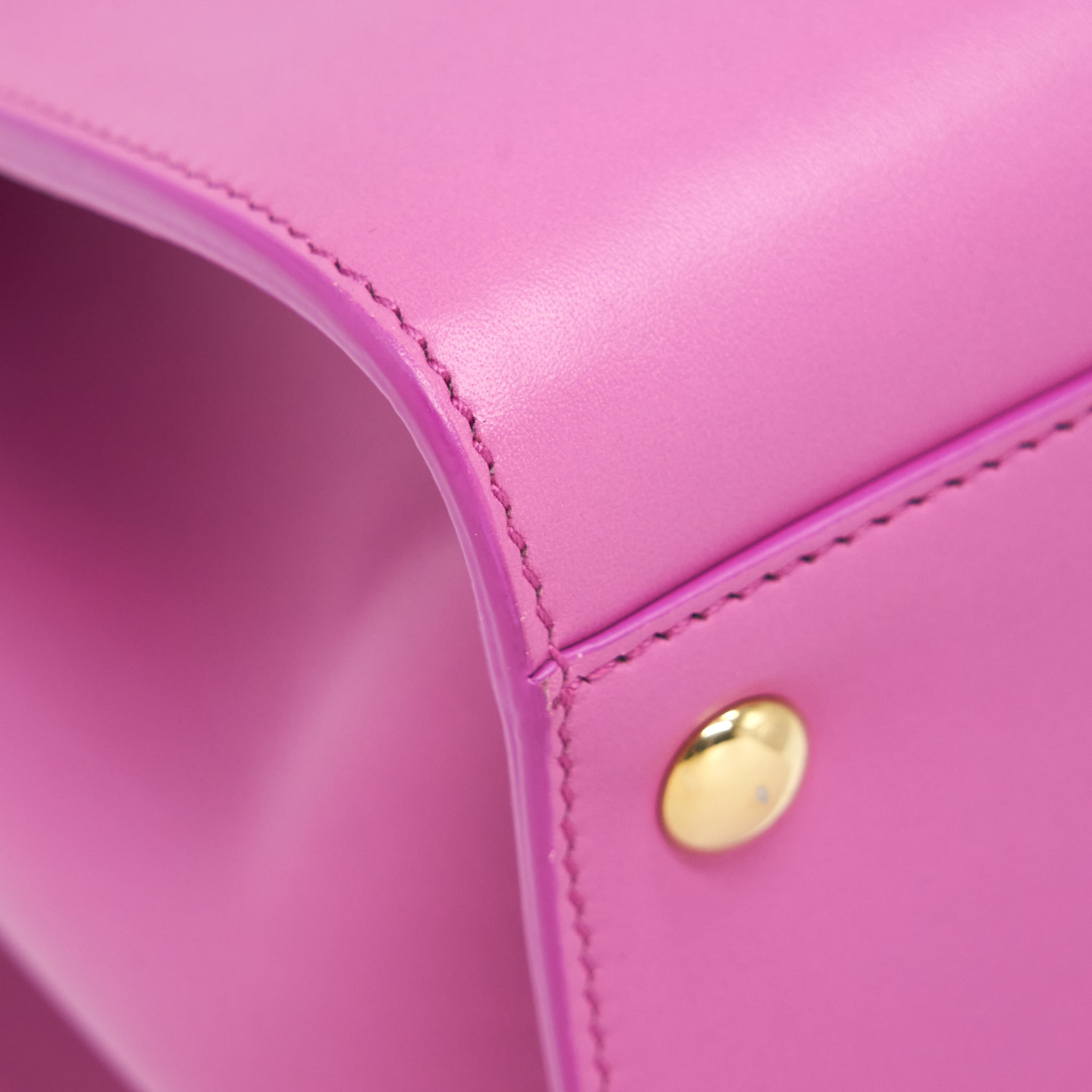 SALVATORE FERRAGAMO SHOULDER BAG TRIFOLIO PINK GHW