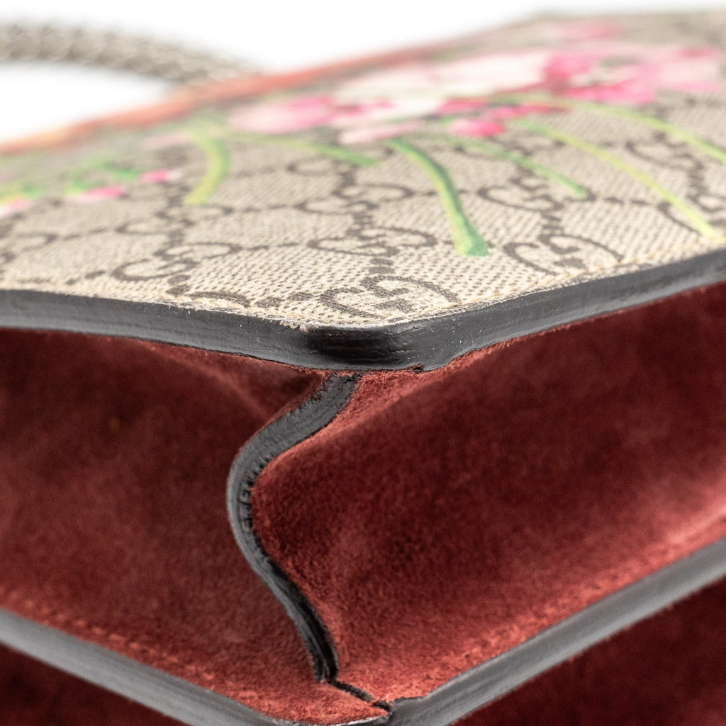 GUCCI LARGE DIONYSUS BAG GG SUPREME CANVAS WITH FLOWER PRINT MULTICOLOR SHW