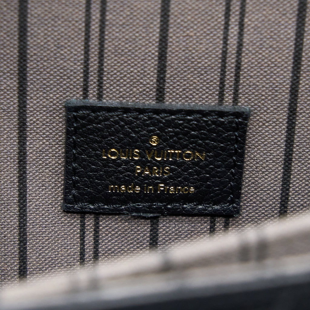 LOUIS VUITTON POCHETTE MÉTIS MONOGRAM EMPREINTE BLACK GHW