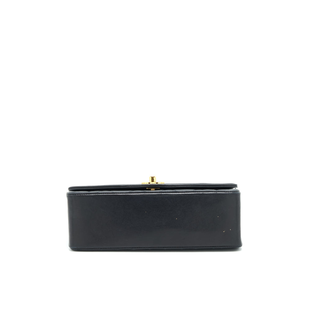 CHANEL DIANA SMALL FLAP BLACK WITH 24K HARDWARE