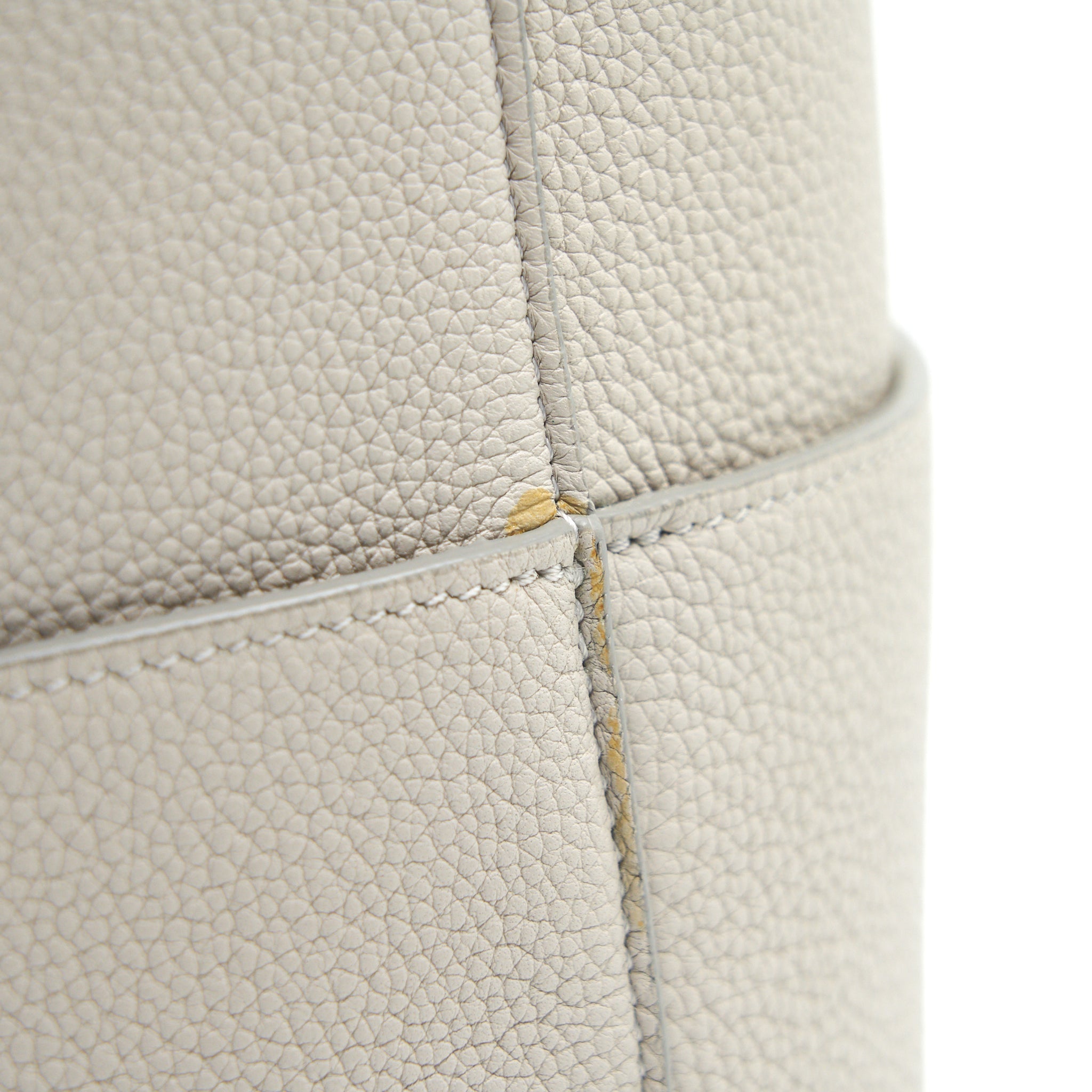 CELINE SANGLE BUCKET BAG GRAINED CALFSKIN CLAY GHW